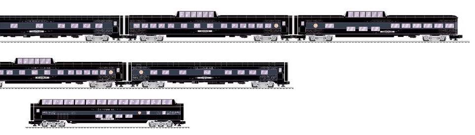 Lionel 2527460 Halloween Doom Liner 21" 4 Pack , 2527470 Halloween Doom Liner 21" 2 Pack AND 2527480 Halloween Doom Liner 21" StationSounds Doom Car limited O Scale NEW