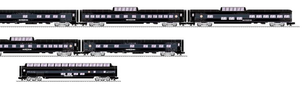 Lionel 2527460 Halloween Doom Liner 21" 4 Pack , 2527470 Halloween Doom Liner 21" 2 Pack AND 2527480 Halloween Doom Liner 21" StationSounds Doom Car limited O Scale NEW - Image 4