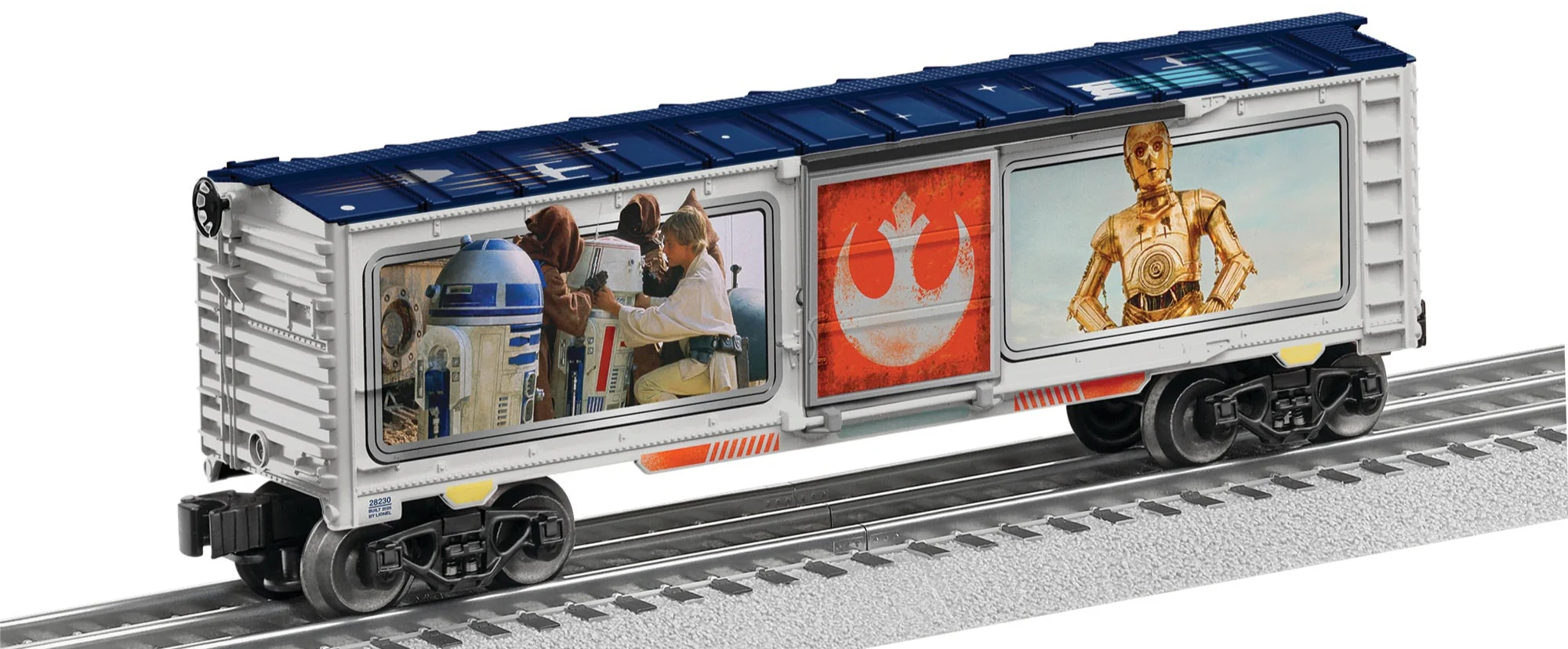 Lionel 2528230 STAR WARS  R2D2 & C3PO Character Boxcar limited O SCALE NEW