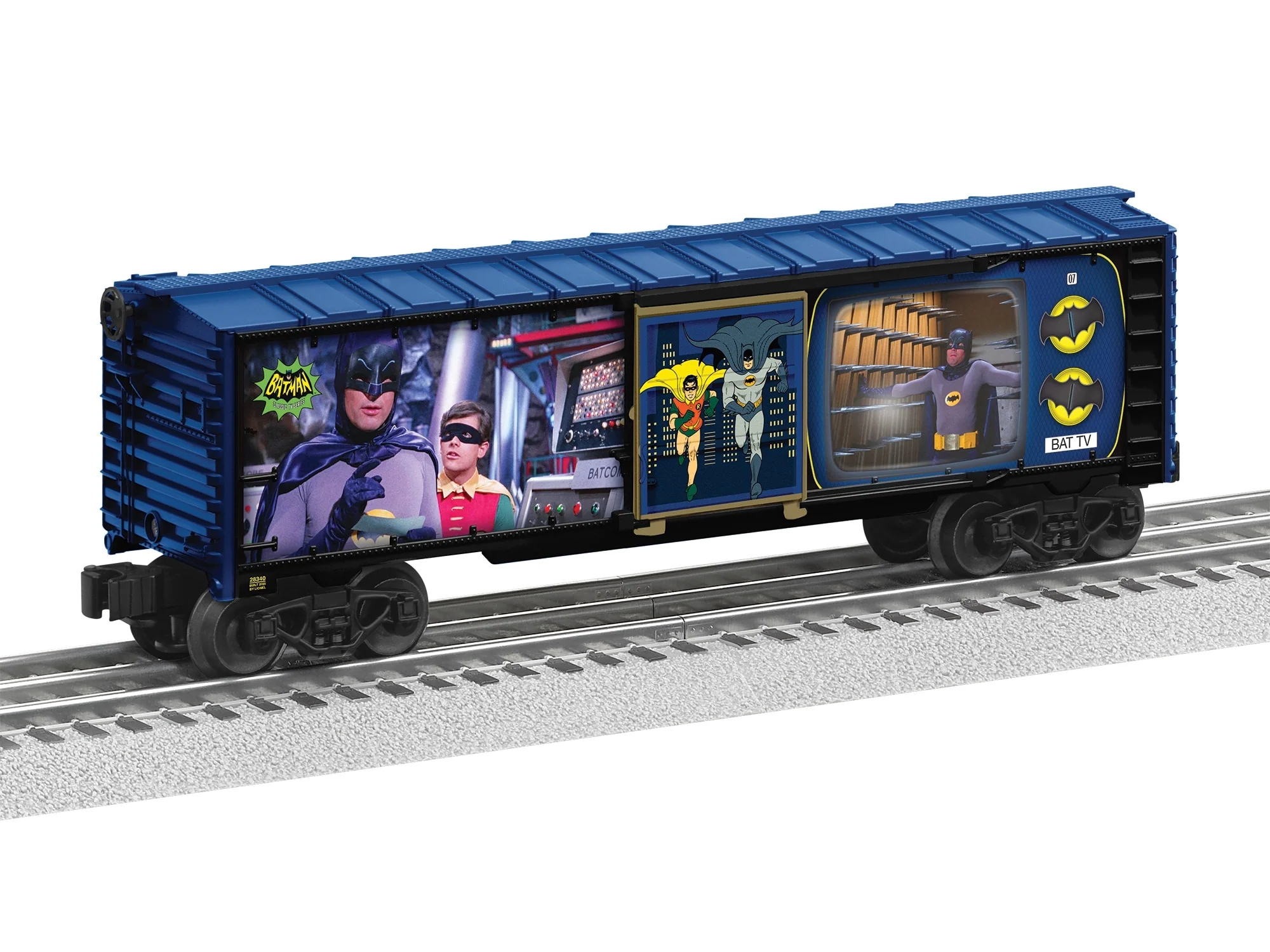 Lionel 2528340 Batman Illuminated Classic TV Boxcar limited O SCALE NEW - Image 3