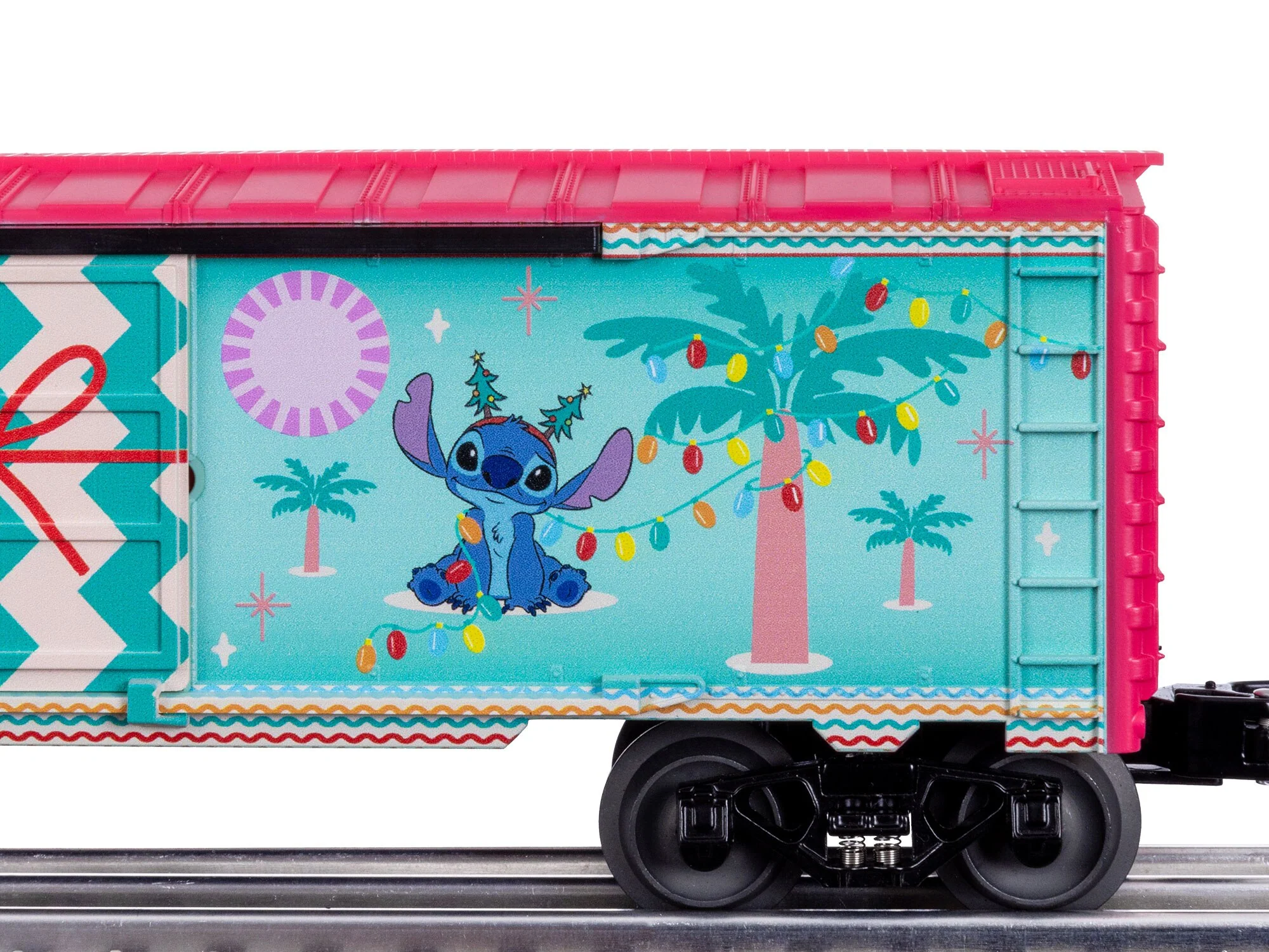Lionel 2528730 Disney's Stitch Winter Sunset Holiday Boxcar Christmas limited O SCALE NEW - Image 4