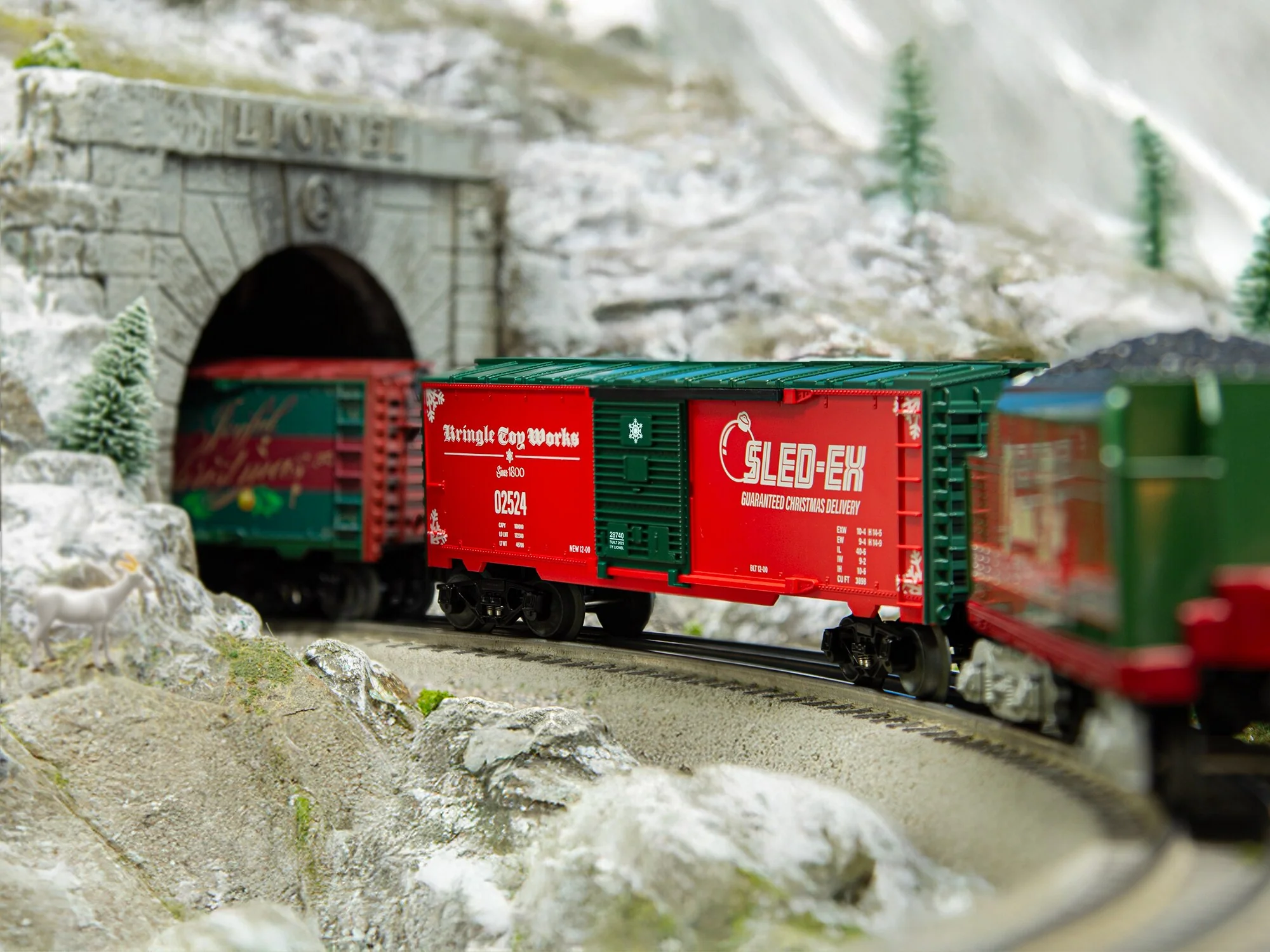Lionel 2528740 SLED-EX BOXCAR limited O SCALE NEW - Image 2