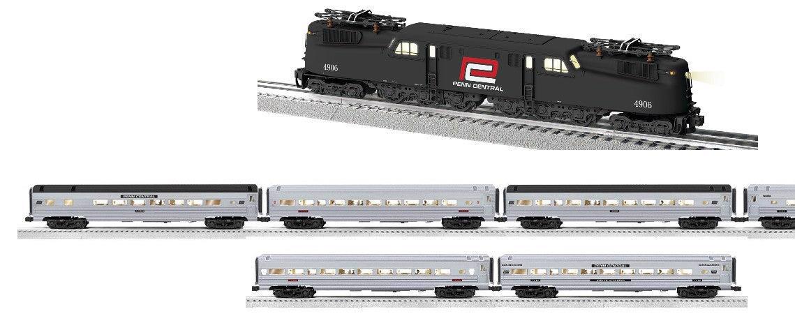 Lionel 2533050 Penn Central VISION GG1 #4906, 2527130 Congressional 18" Aluminum Passenger 4 Car Set , AND 2527140 Passenger 2 car set (Set of 3) Limited O Scale NEW
