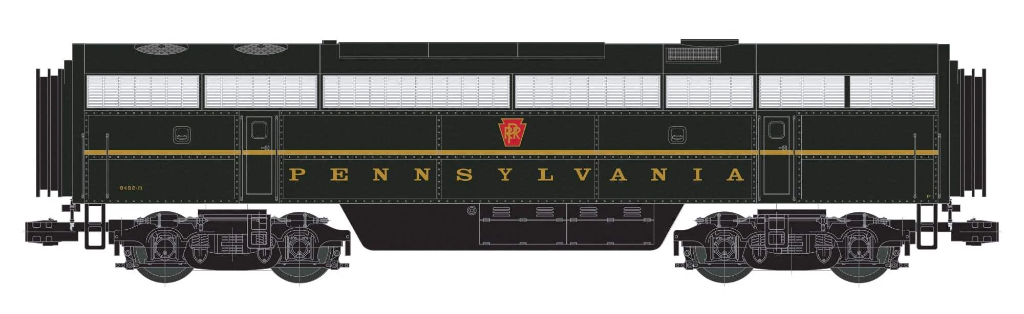 Lionel 2533252 Pennsylvania PRR C Liner Legacy #9493A AND 2533259 C Liner Superbass #9492B (Set of 2) Limited O Scale NEW - Image 3