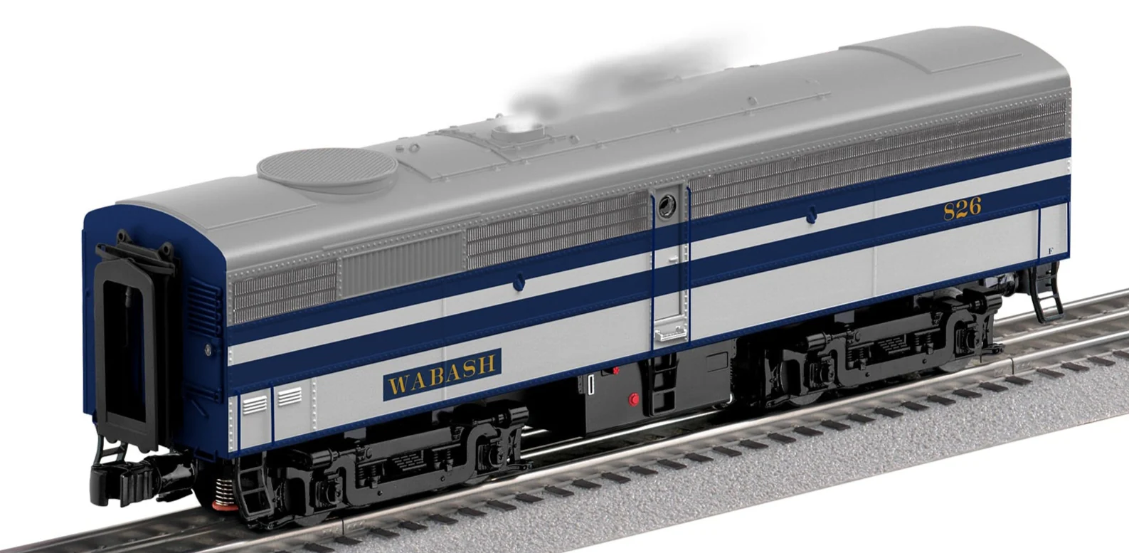 Lionel 2533920 Wabash Locomotive Set LEGACY FA-2 AA, 2533928 Powered FB-2 #826 AND 2533929 SuperBass FB-2 #827 (Set of 3) limited O Scale NEW - Image 3