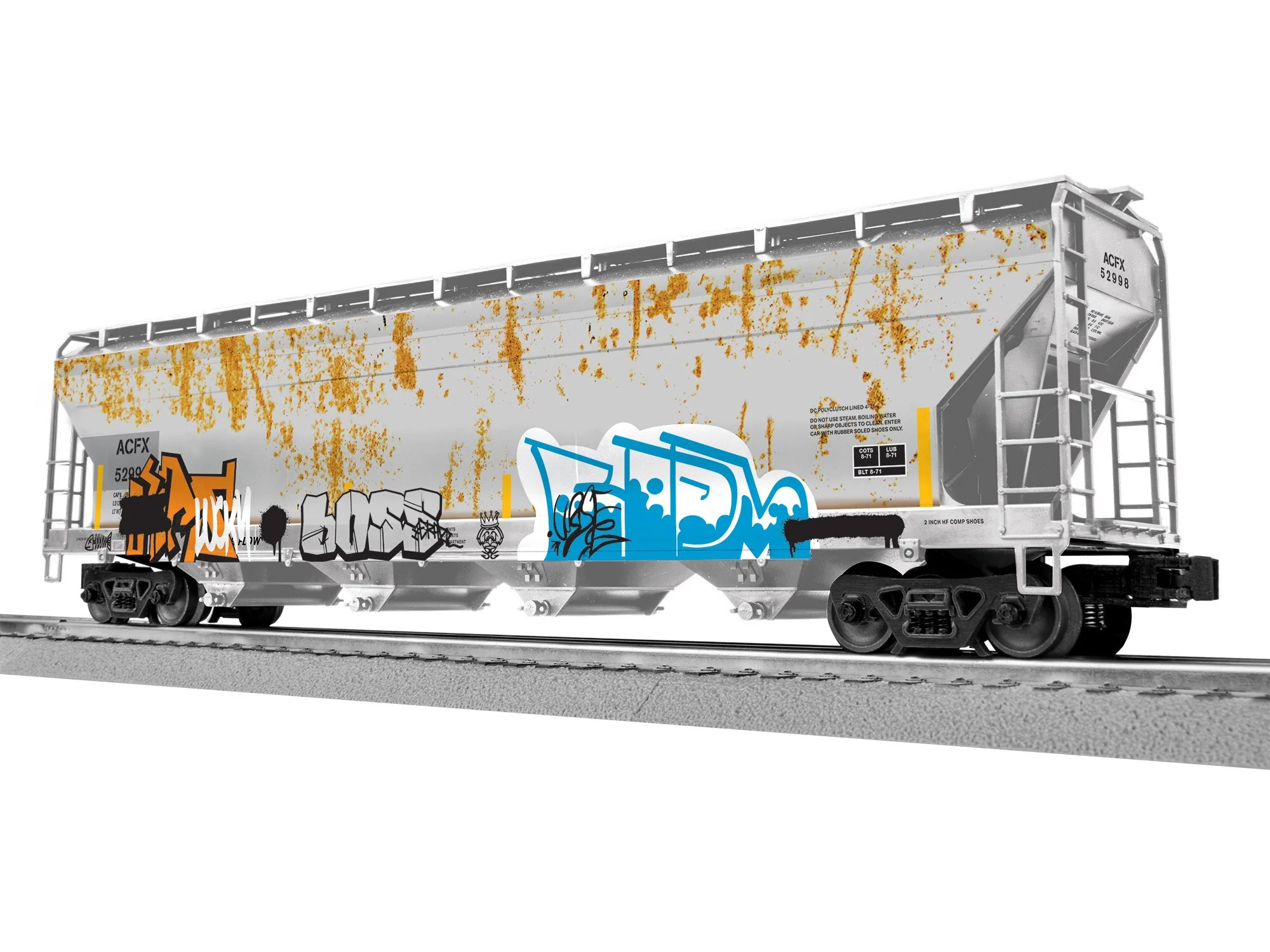 Lionel 2542132 ACFX ACF 4 Bay Covered Hopper #52998 LIMITED Road Number: 52998 O SCALE NEW - Image 2