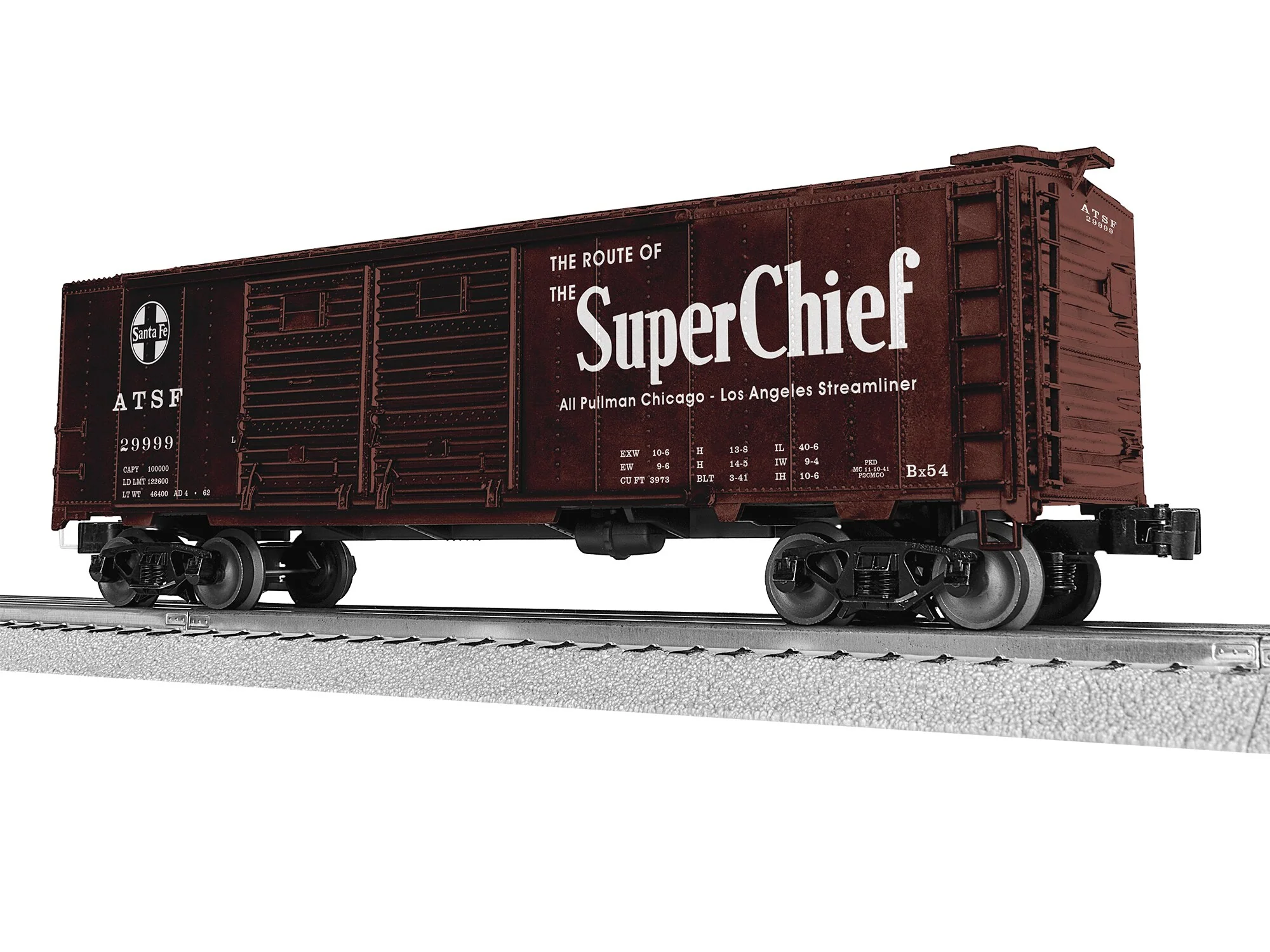 Lionel 2542422 Santa Fe 40' Double Door Boxcar #29999 limited O SCALE NEW - Image 2