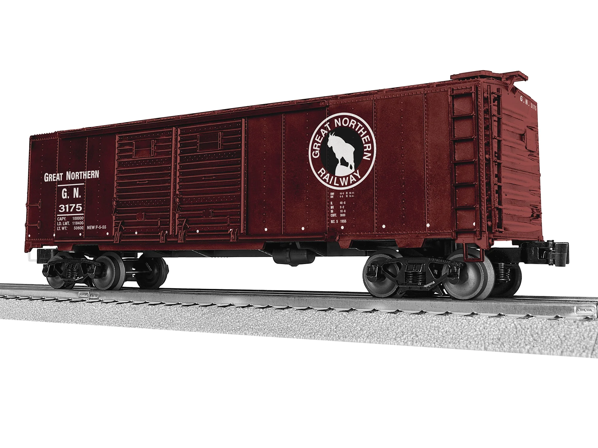 Lionel 2542431 Great Northern GN 40' Double Door Boxcar #3057 limited O SCALE NEW - Image 2