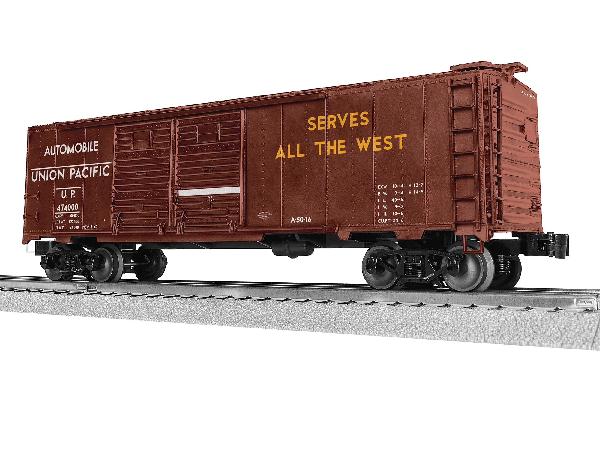 Lionel 2542461 Union Pacific 40' Double Door Boxcar #474000 LIMITED Road Number: 474000 O SCALE NEW - Image 2