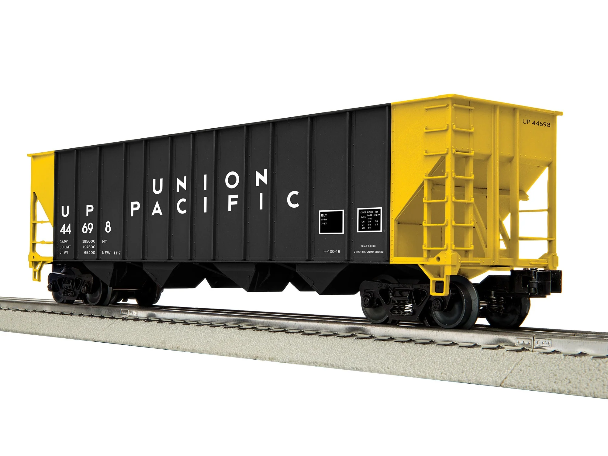 Lionel 2542489 Union Pacific 4 Bay Hopper #44698 LIMITED Road Number: 44698 O SCALE NEW