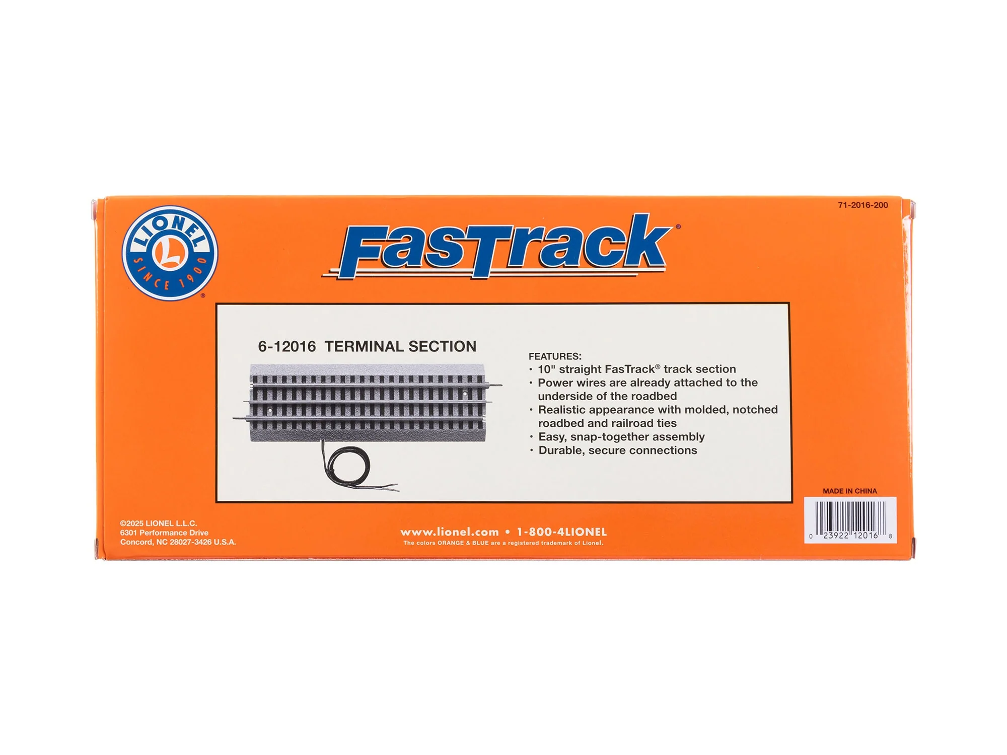 Lionel 6-12016 FasTrack Terminal Section limited O SCALE NEW - Image 6