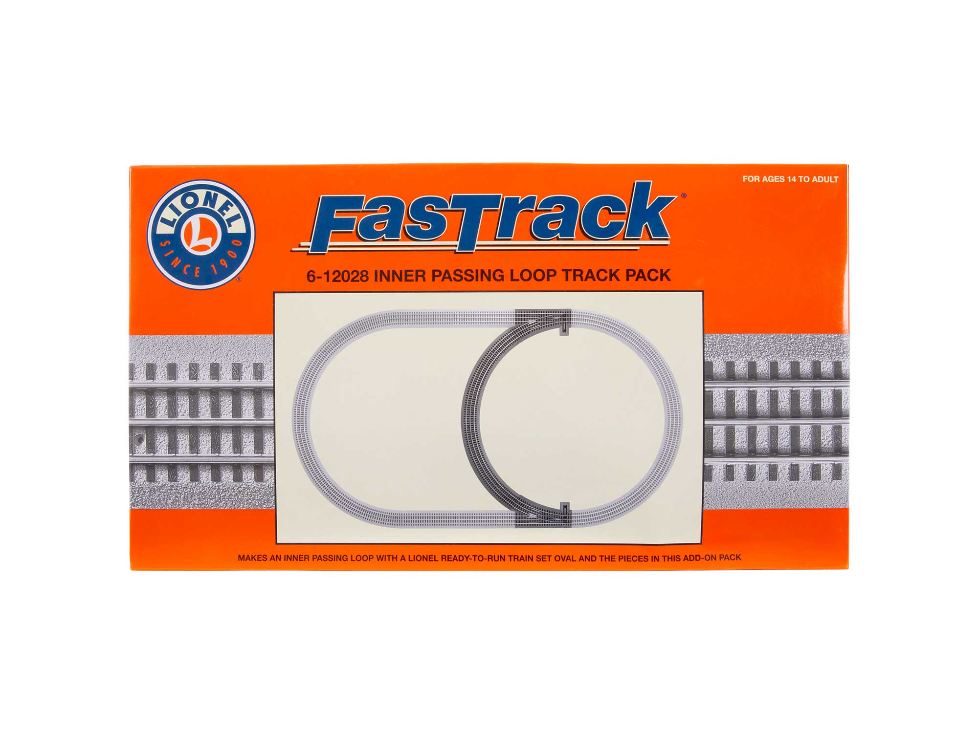 Lionel 6-12028 FASTRACK INNER PASSING LOOP ADD-ON TRACK PACK O SCALE LIMITED NEW - Image 4