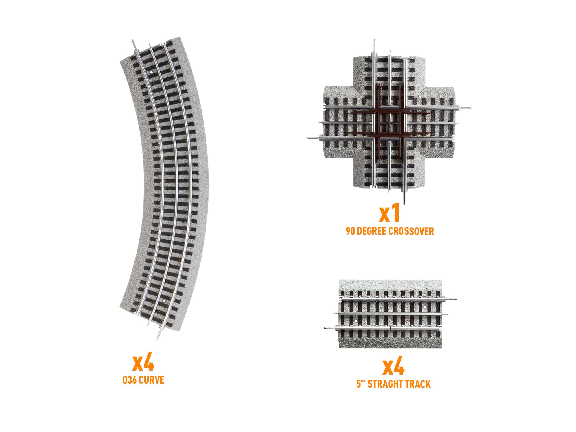Lionel 6-12030 FASTRACK FIGURE 8 ADD-ON TRACK PACK O SCALE NEW - Image 2