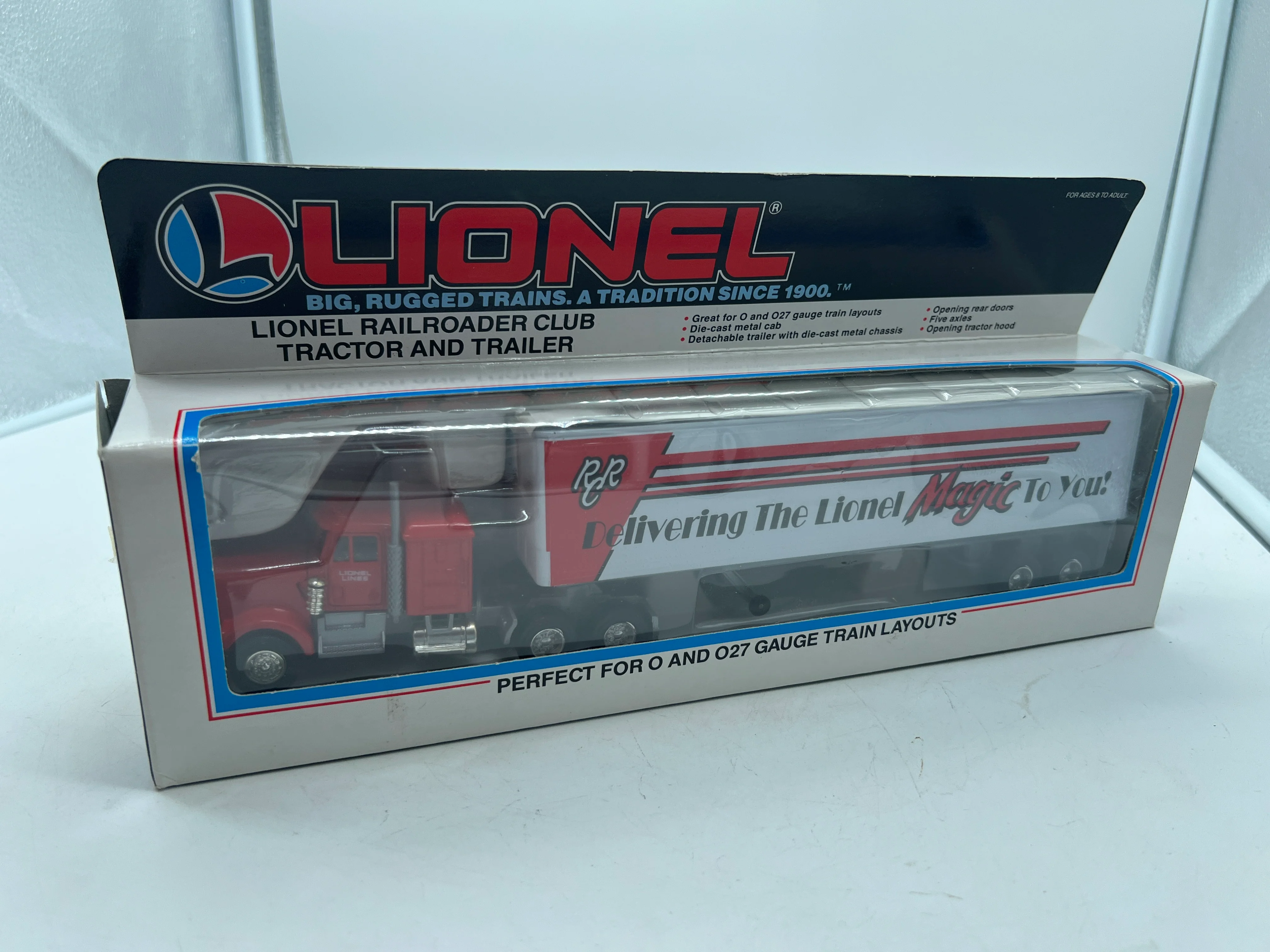 Lionel 6-12875 railroader club diecast tractor trailer O SCALE NEW - Image 2