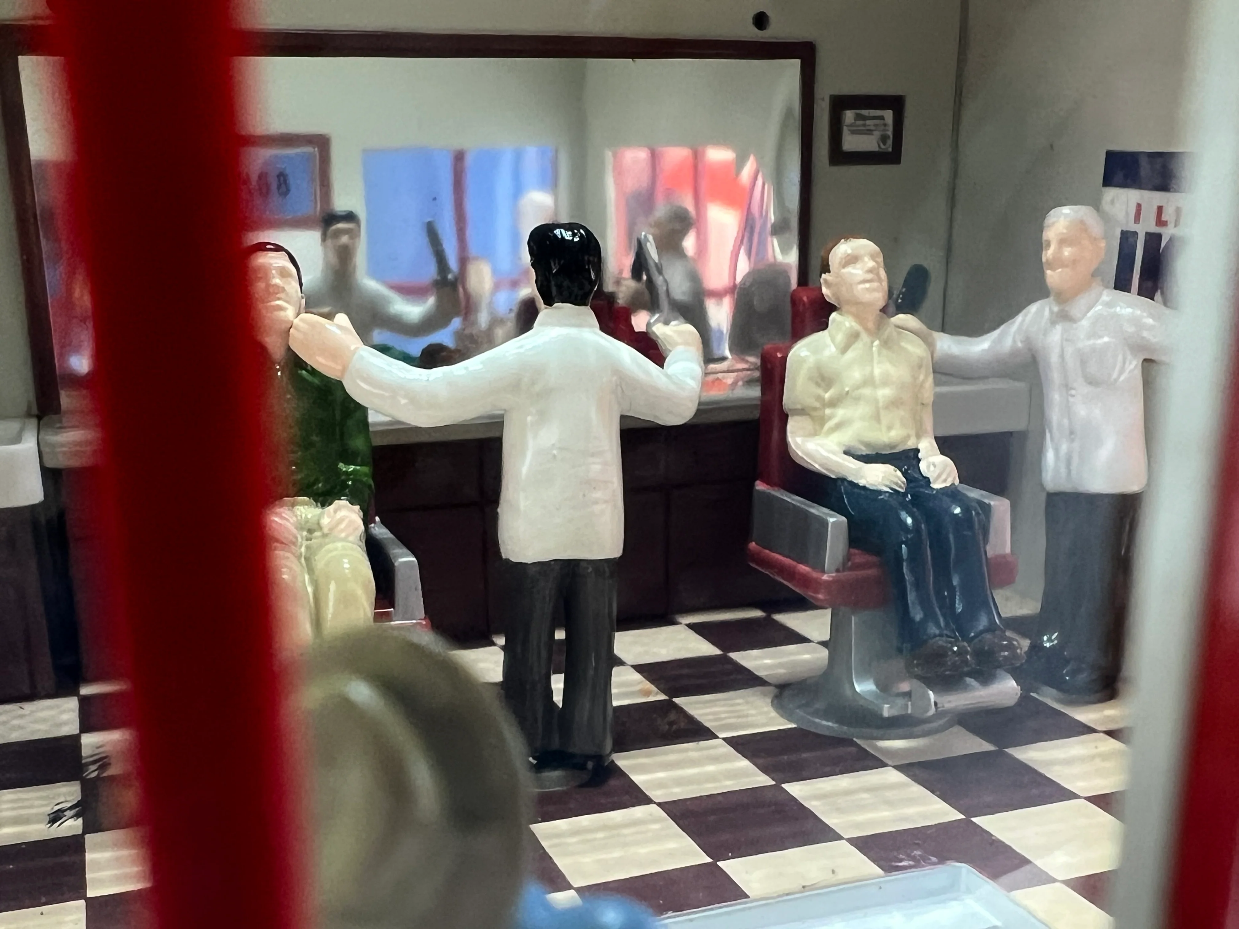 Lionel 6-14168 Harrys Barber Shop O SCALE Used Excellent - Image 6