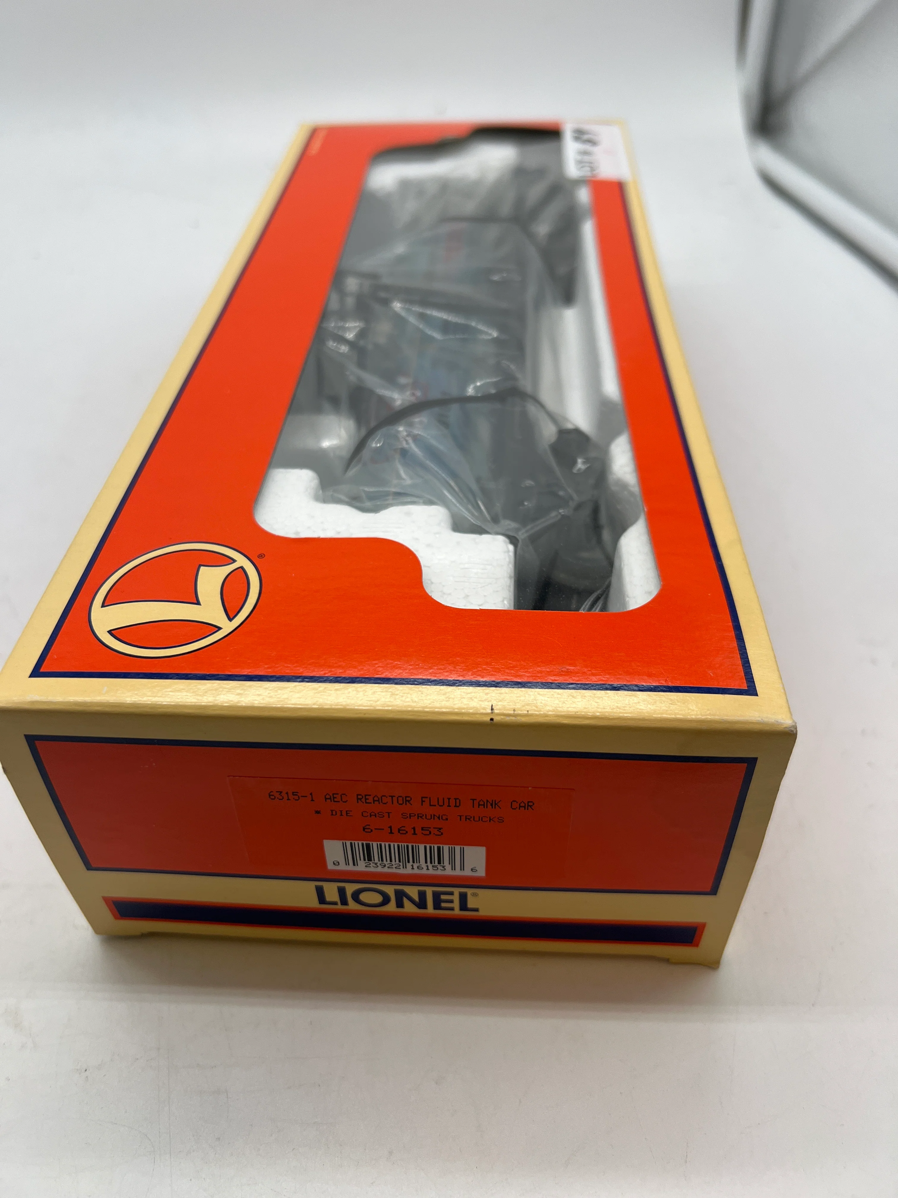 Lionel 6-16153 Atomic Energy Commission AEC reactor fluid tank car blue O SCALE NEW - Image 2
