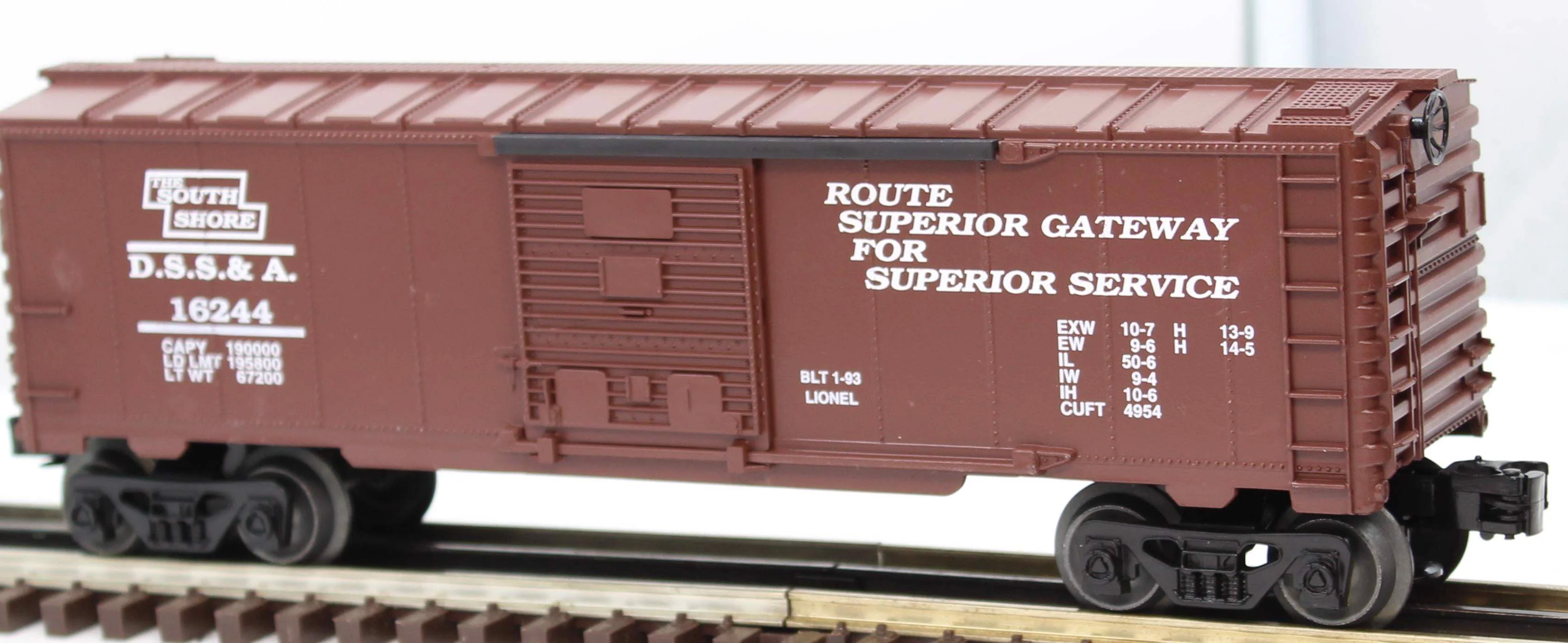 Lionel 6-16244 DULUTH SOUTH SHORE & ATLANTIC Boxcar O Scale Like New - Image 3
