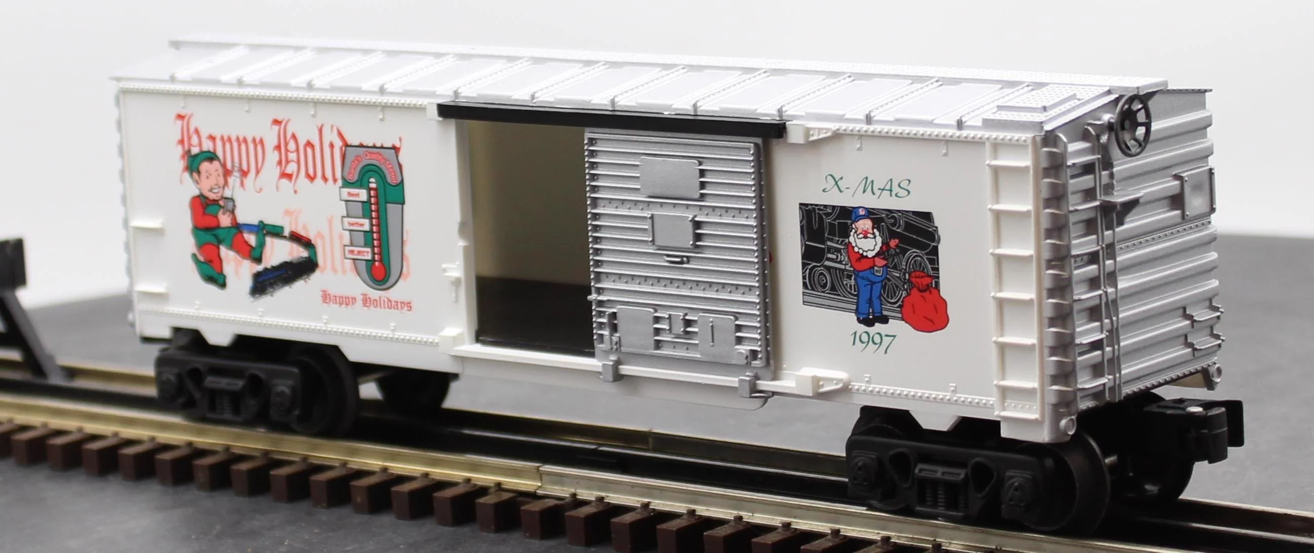 Lionel 6-16272 1997 Christmas Box Car O SCALE Used Excellent - Image 3