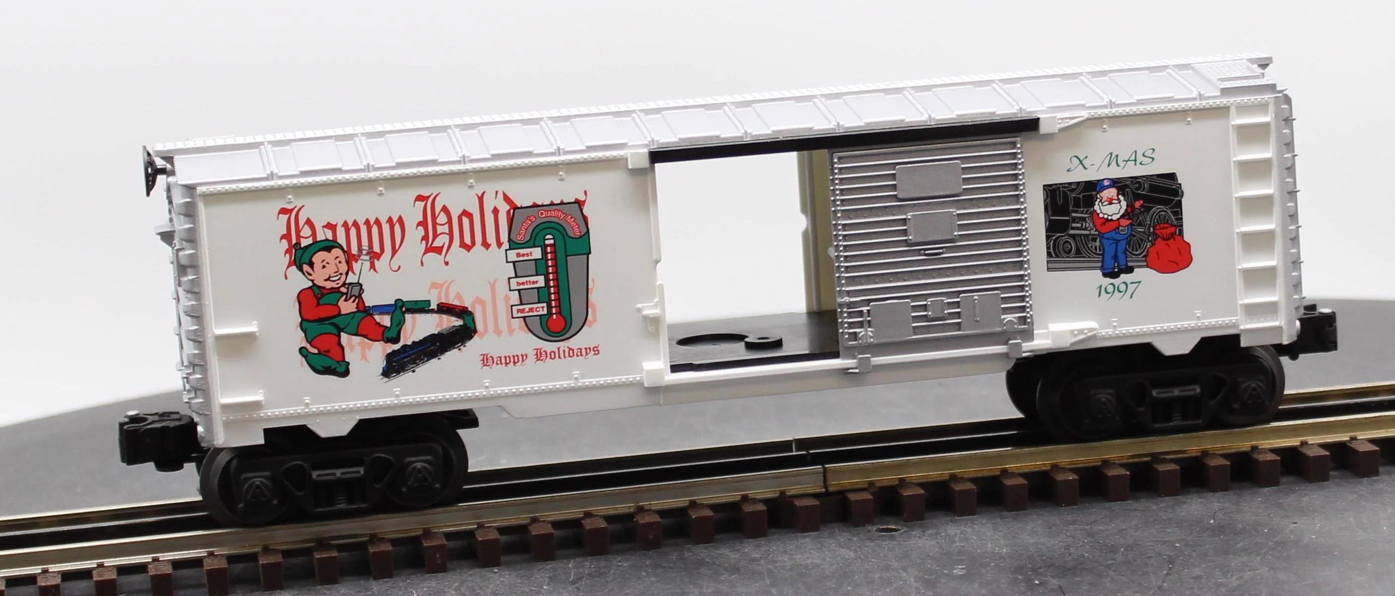 Lionel 6-16272 1997 Christmas Box Car O SCALE Used Excellent - Image 6