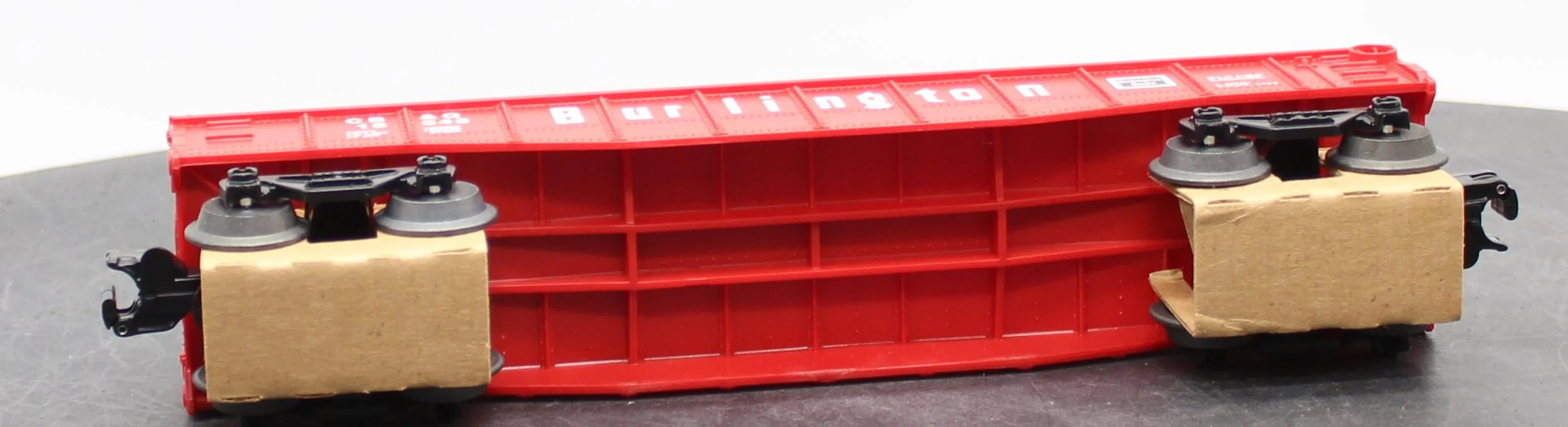 Lionel 6-16343 Burlington Gondola w/Coil Covers O SCALE NEW - Image 8