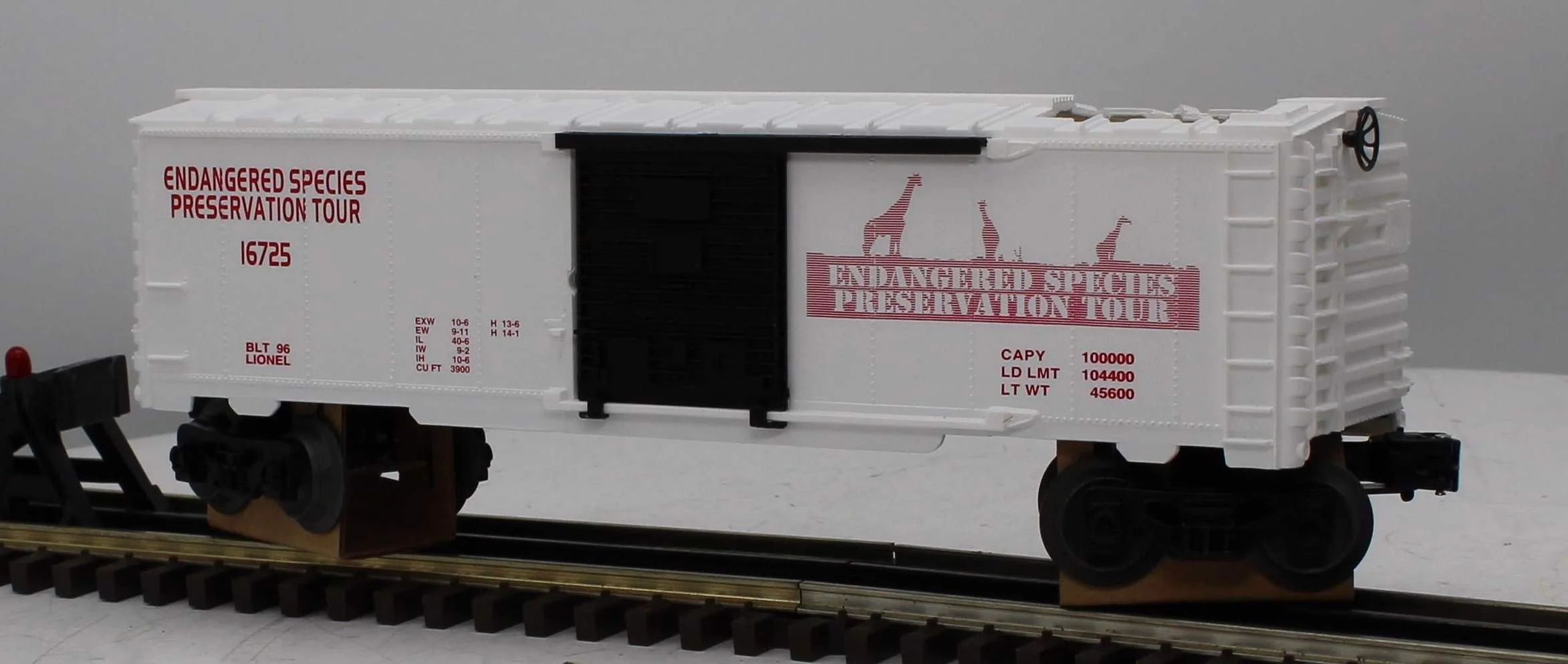 Lionel 6-16725 Rhino Transport Car O Scale Used Damaged Box - Image 4