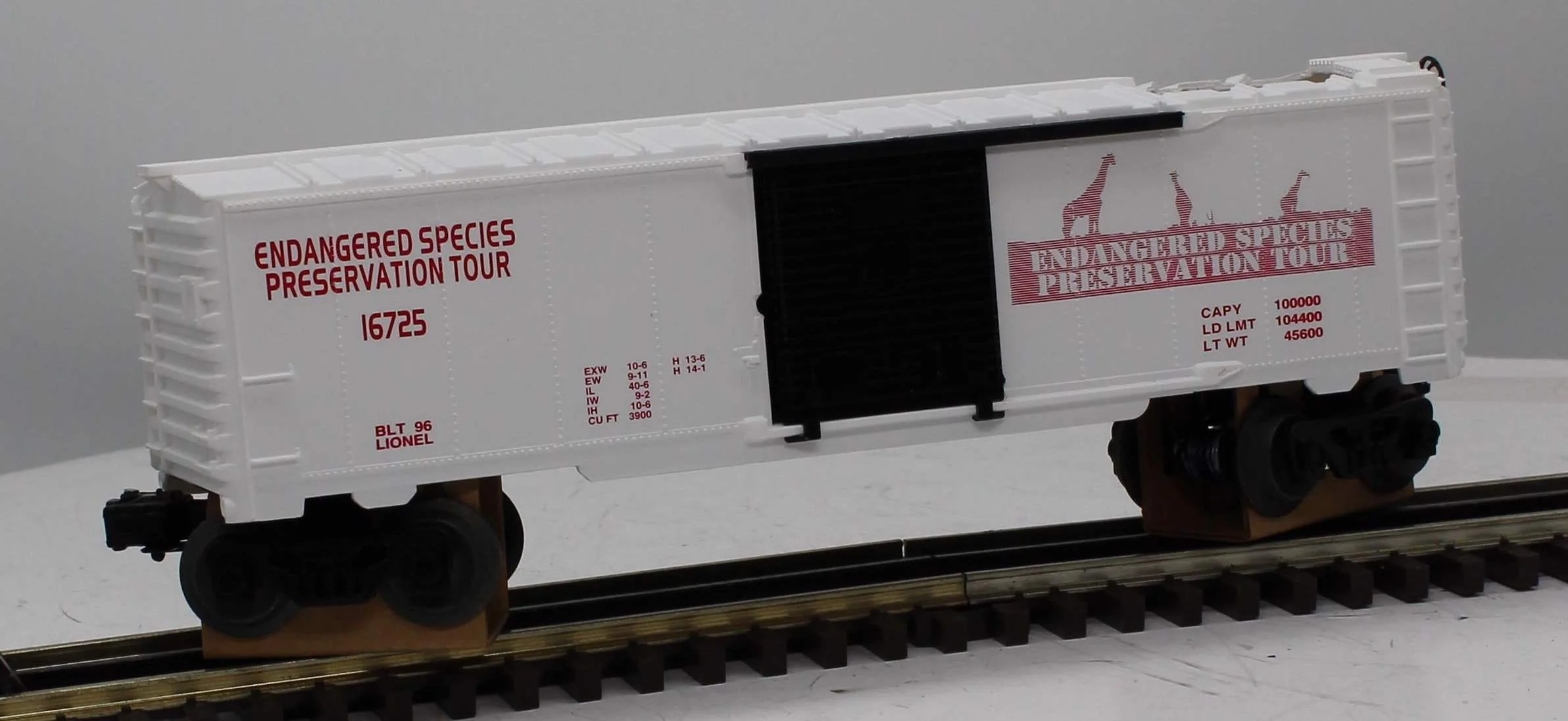 Lionel 6-16725 Rhino Transport Car O Scale Used Damaged Box - Image 5