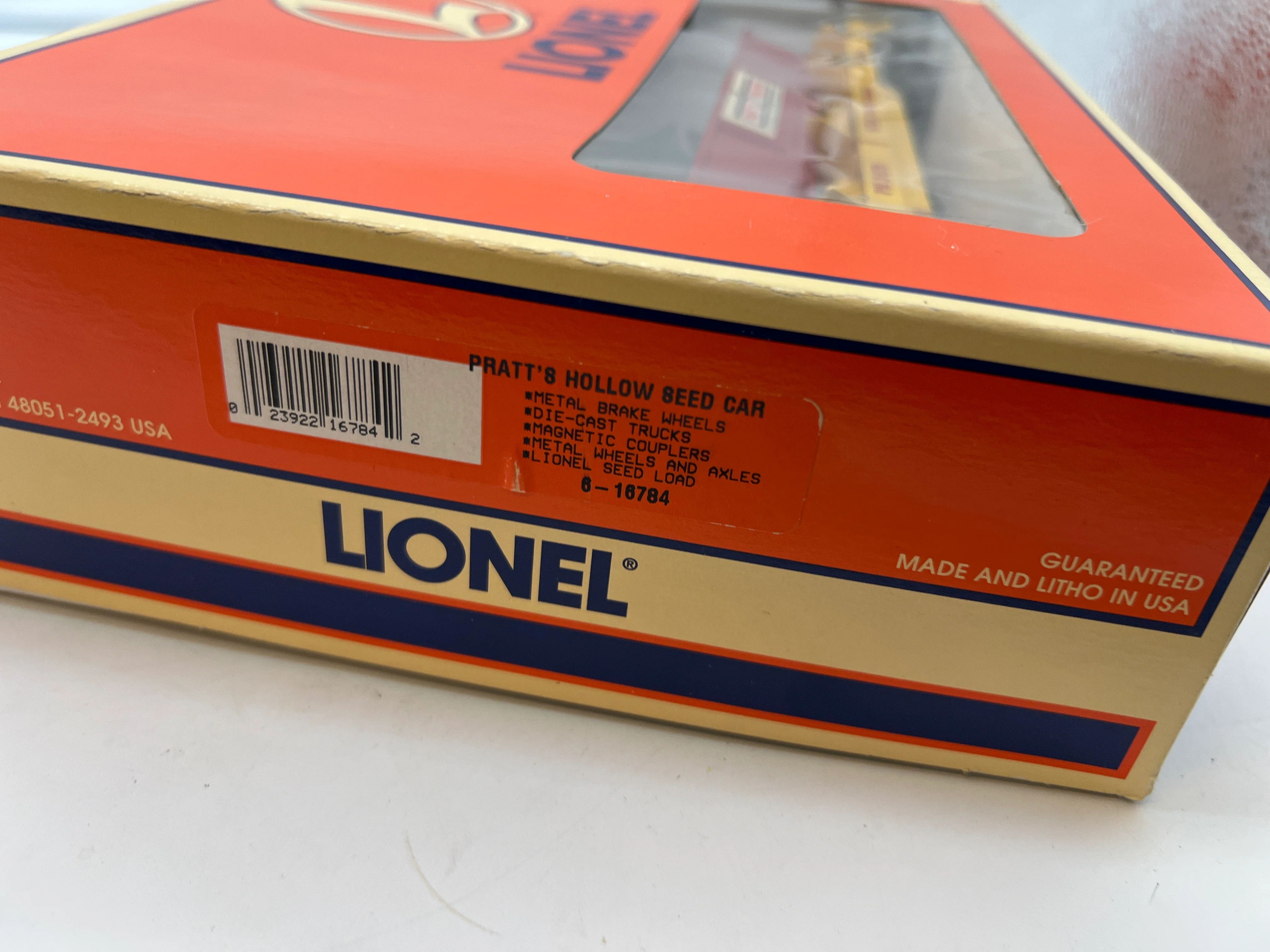 Lionel 6-16784 Pratts Hollow Seed Dump Car O SCALE NEW - Image 3