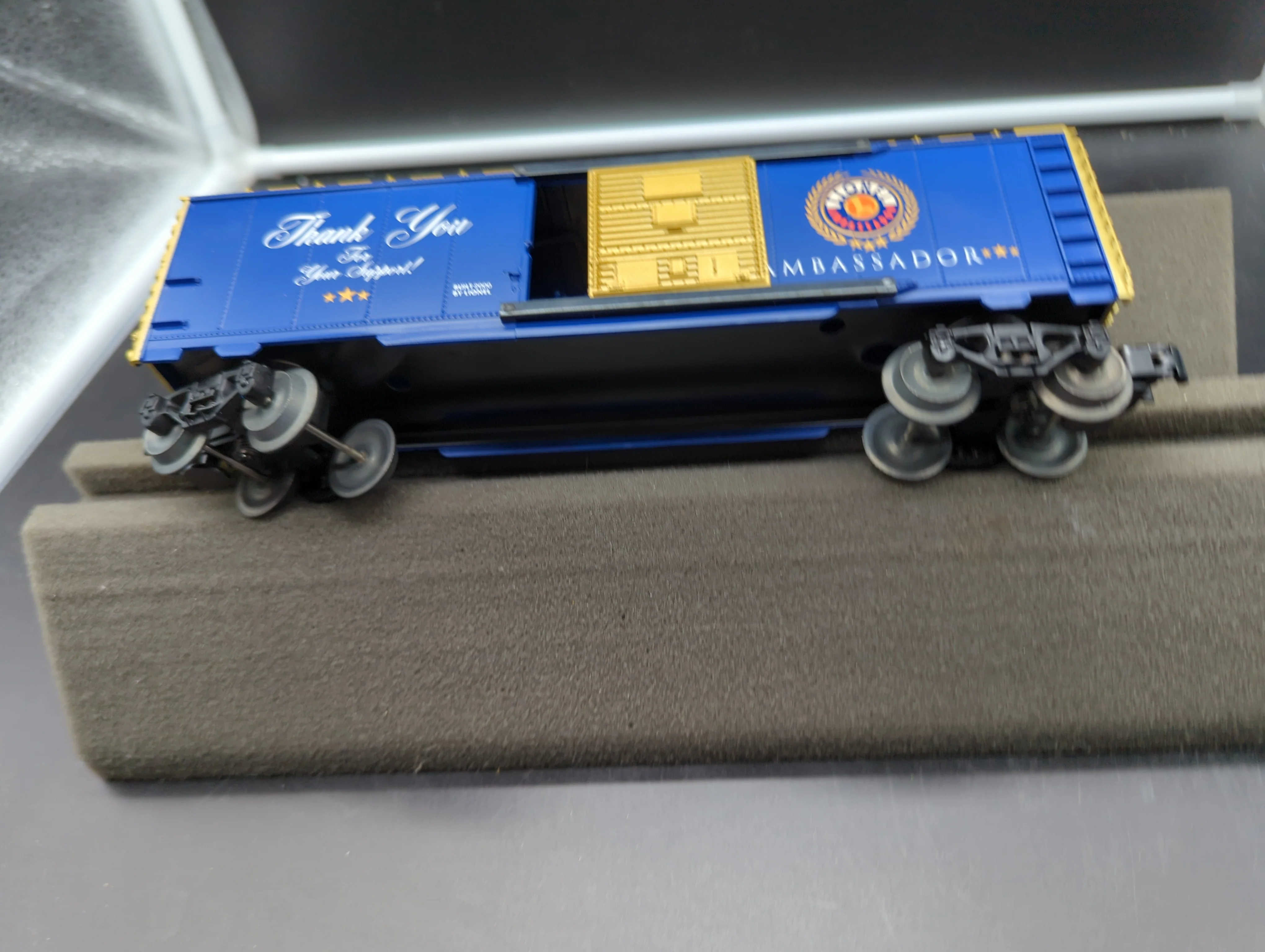 Lionel 6-16820 ambassador "thank you" boxcar O SCALE Like New - Image 4