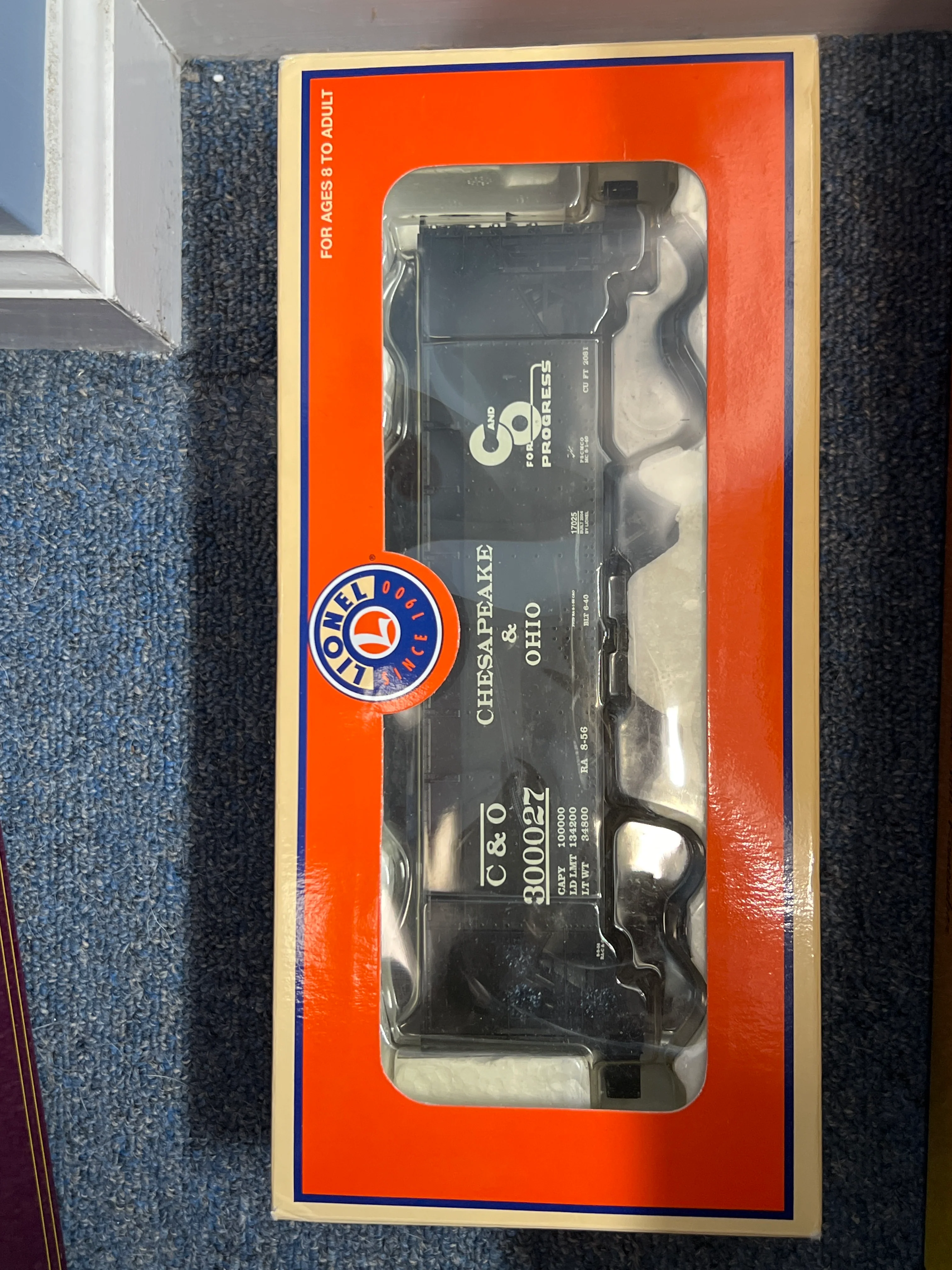 Lionel 6-17025 CHESAPEAKE & OHIO OFFSET HOPPER #300027 O SCALE Like New - Image 8