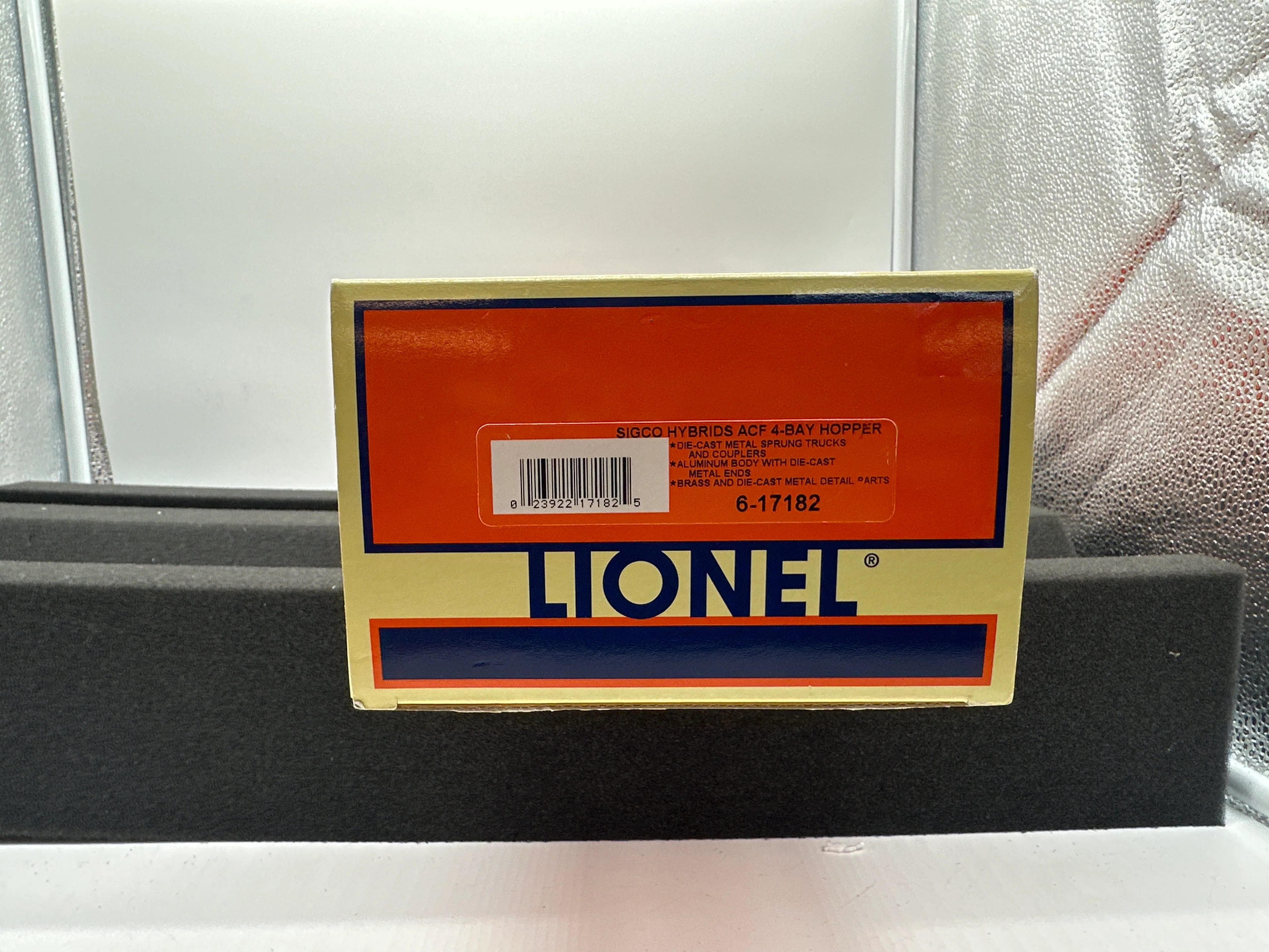 Lionel 6-17182 SIGCO HYBRIDS ACF 4-BAY ALUMINUM BODY HOPPER #100 O SCALE NEW - Image 4