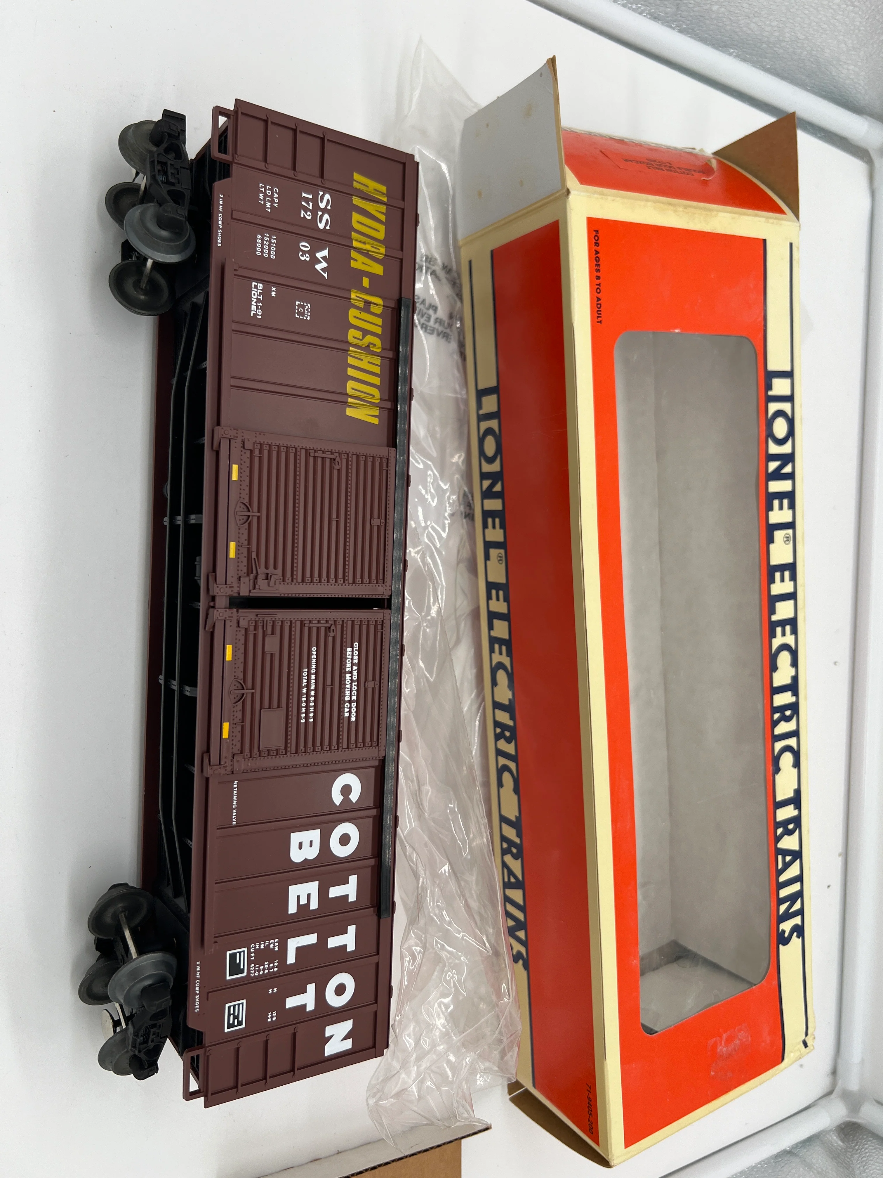 Lionel 6-17203 Cotton Belt double door boxcar O SCALE NEW - Image 2