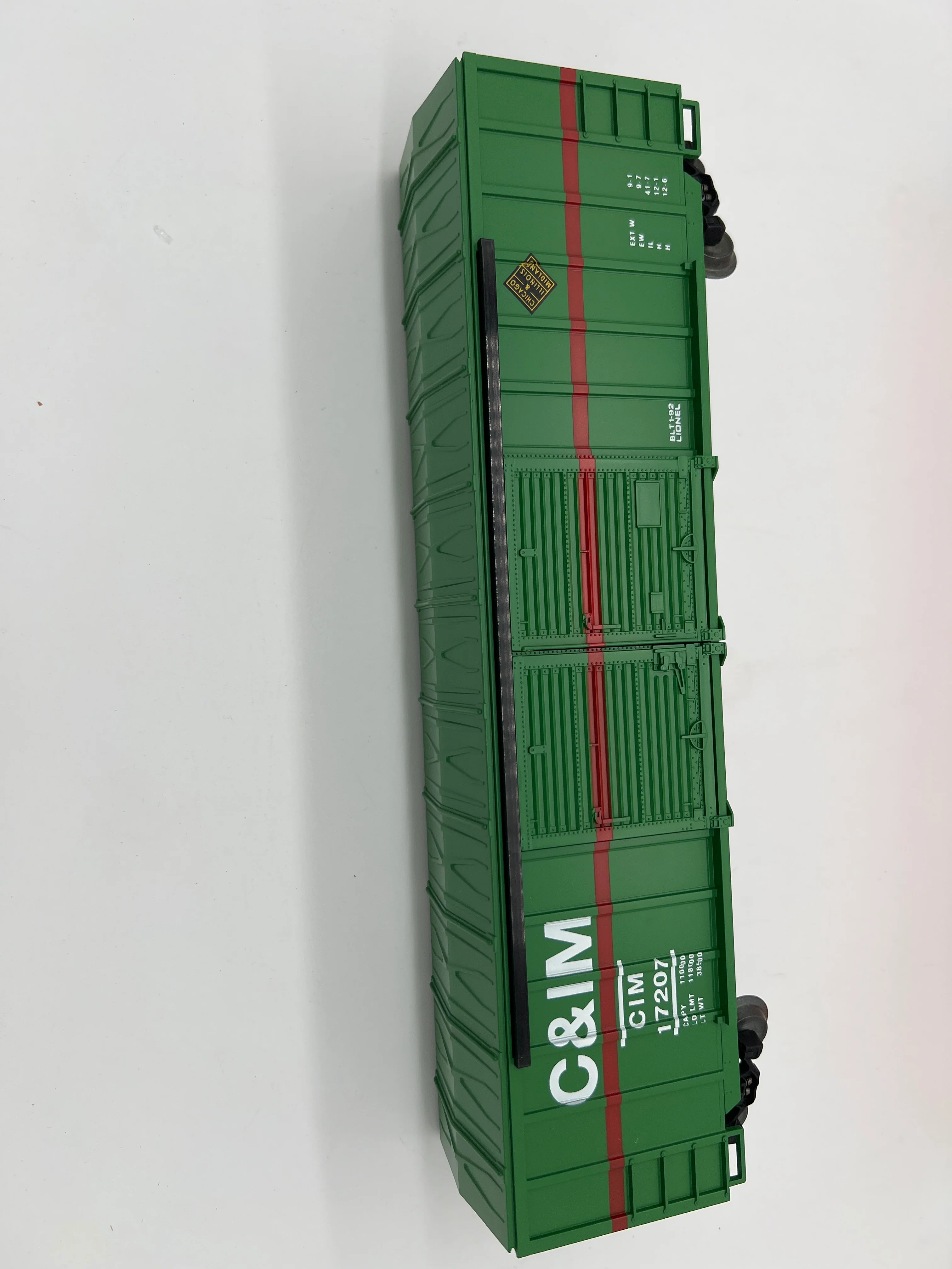 Lionel 6-17207 Chicago and Illinois Midland C&IM double door boxcar O SCALE Like New - Image 4
