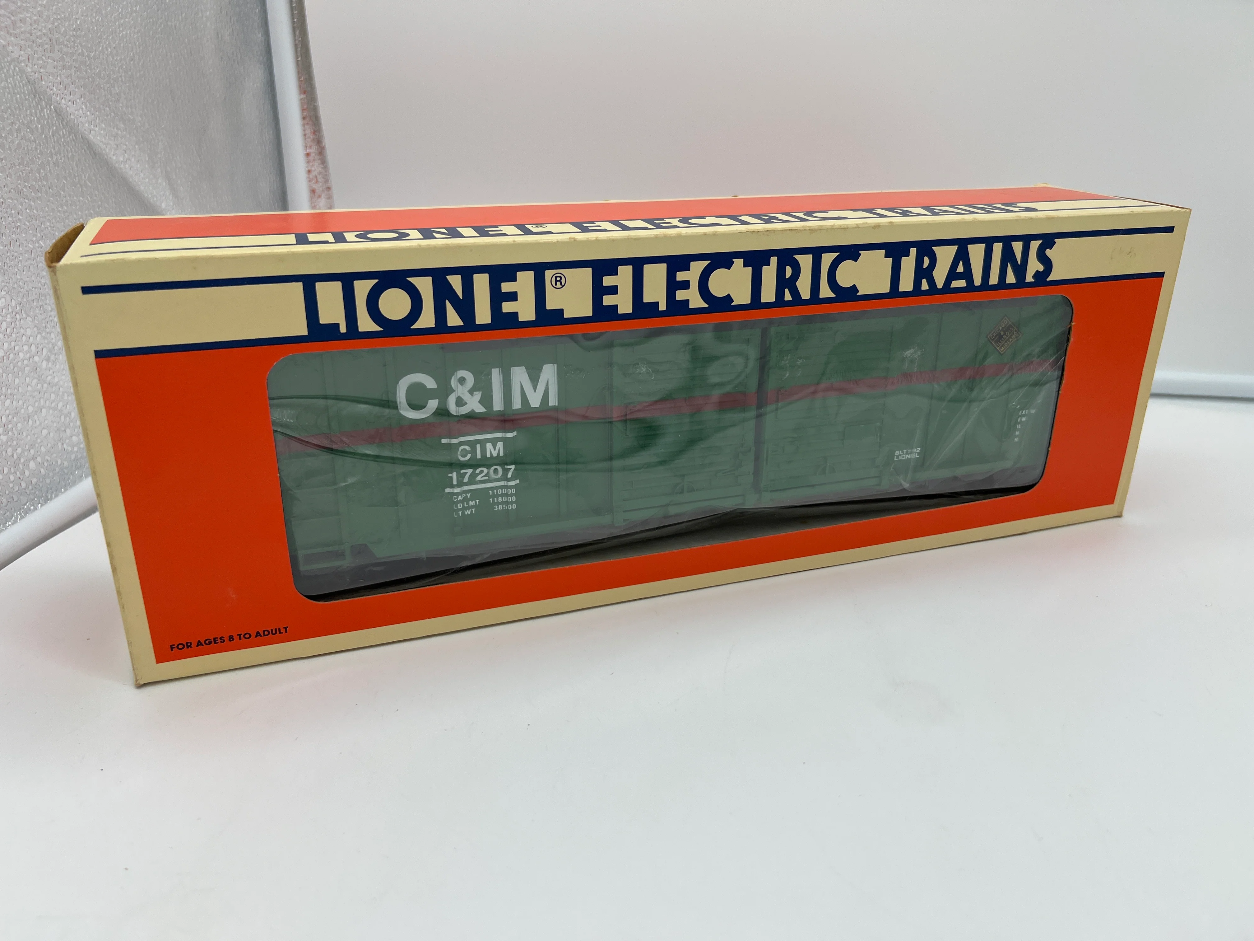 Lionel 6-17207 Chicago and Illinois Midland C&IM double door boxcar O SCALE Like New - Image 5