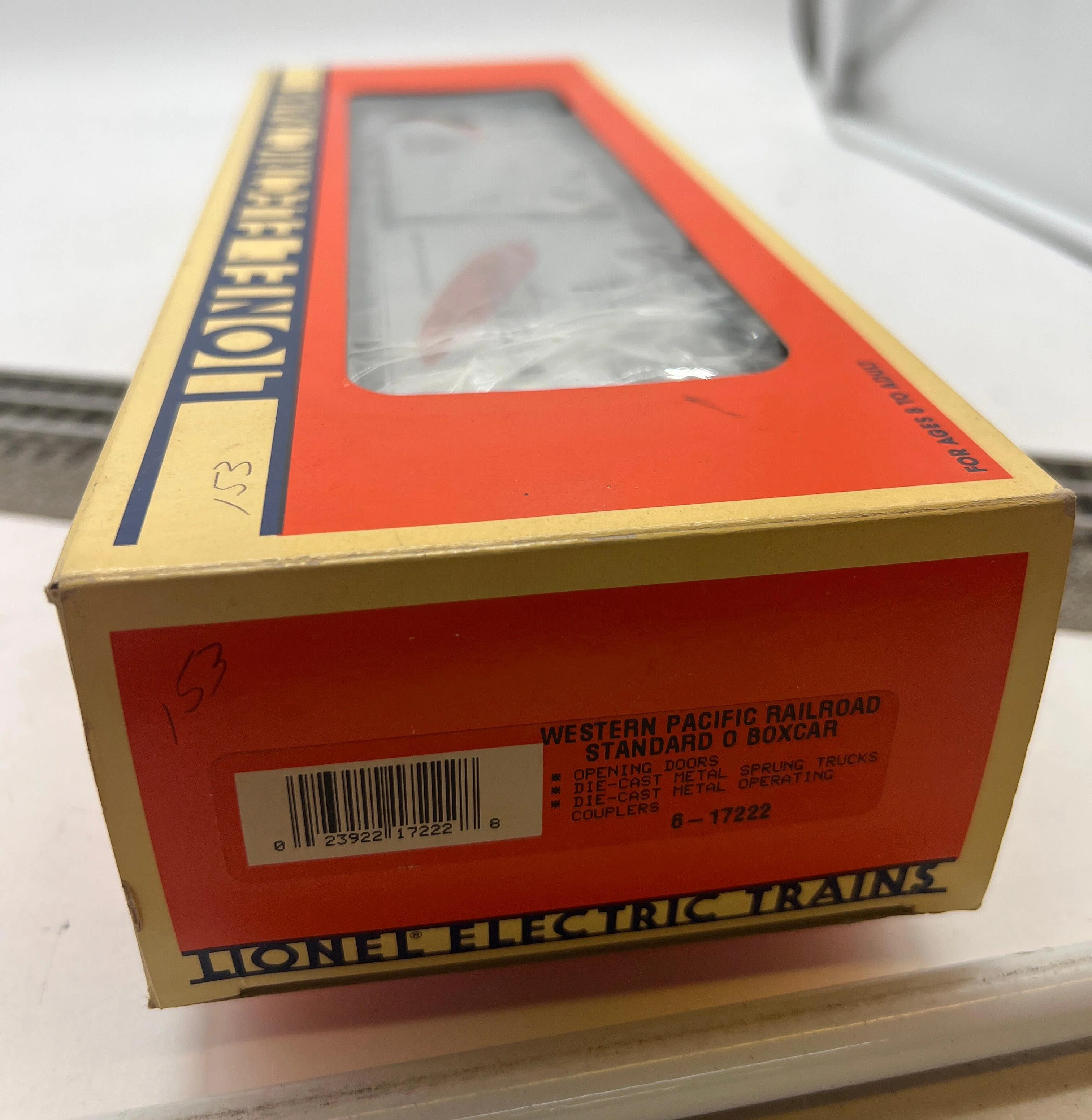 Lionel 6-17222 Western Pacific Boxcar O SCALE Like New - Image 3