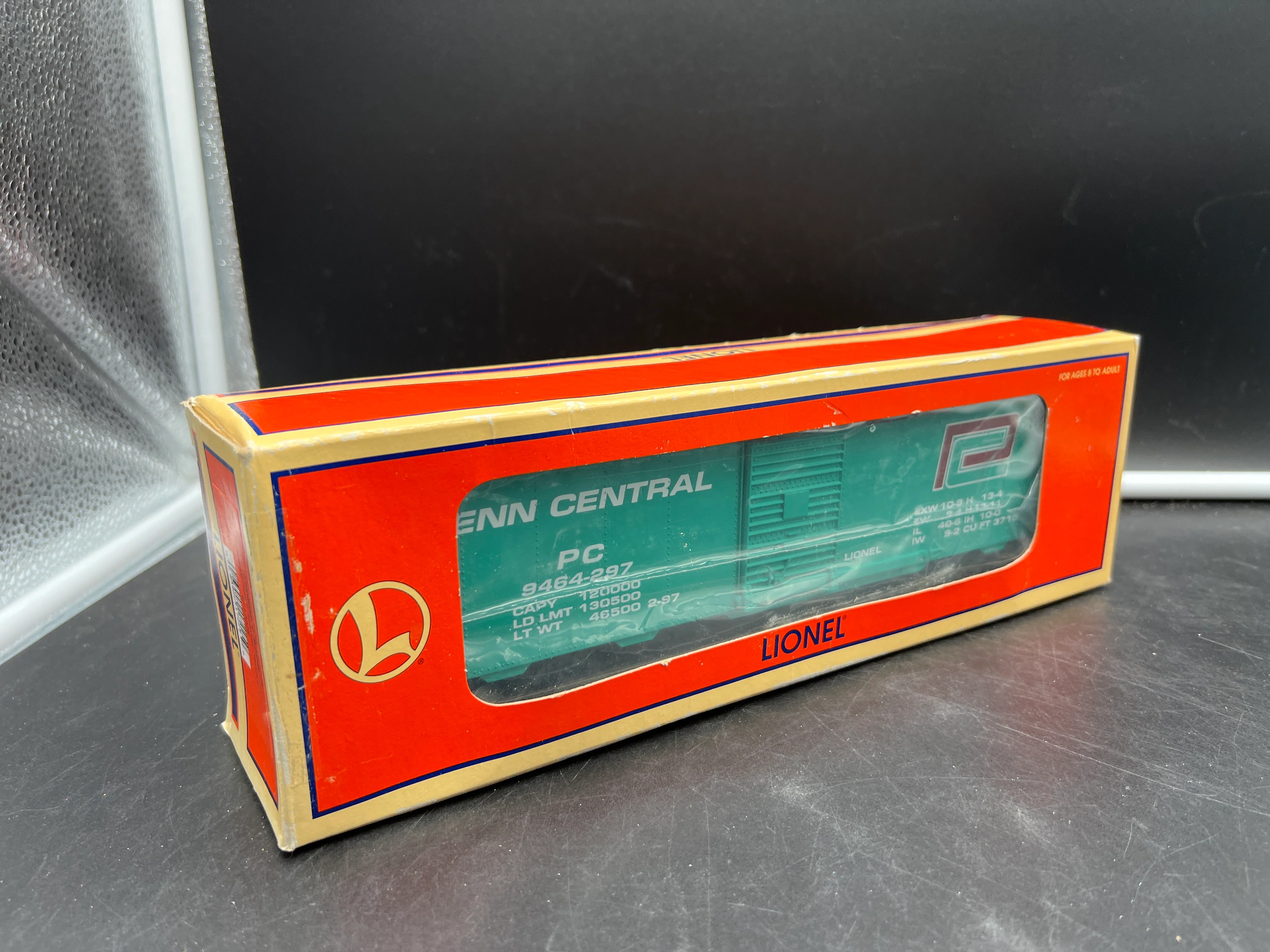 Lionel 6-17225 Penn Standard PC Central boxcar 9464-297 O SCALE Like New - Image 4