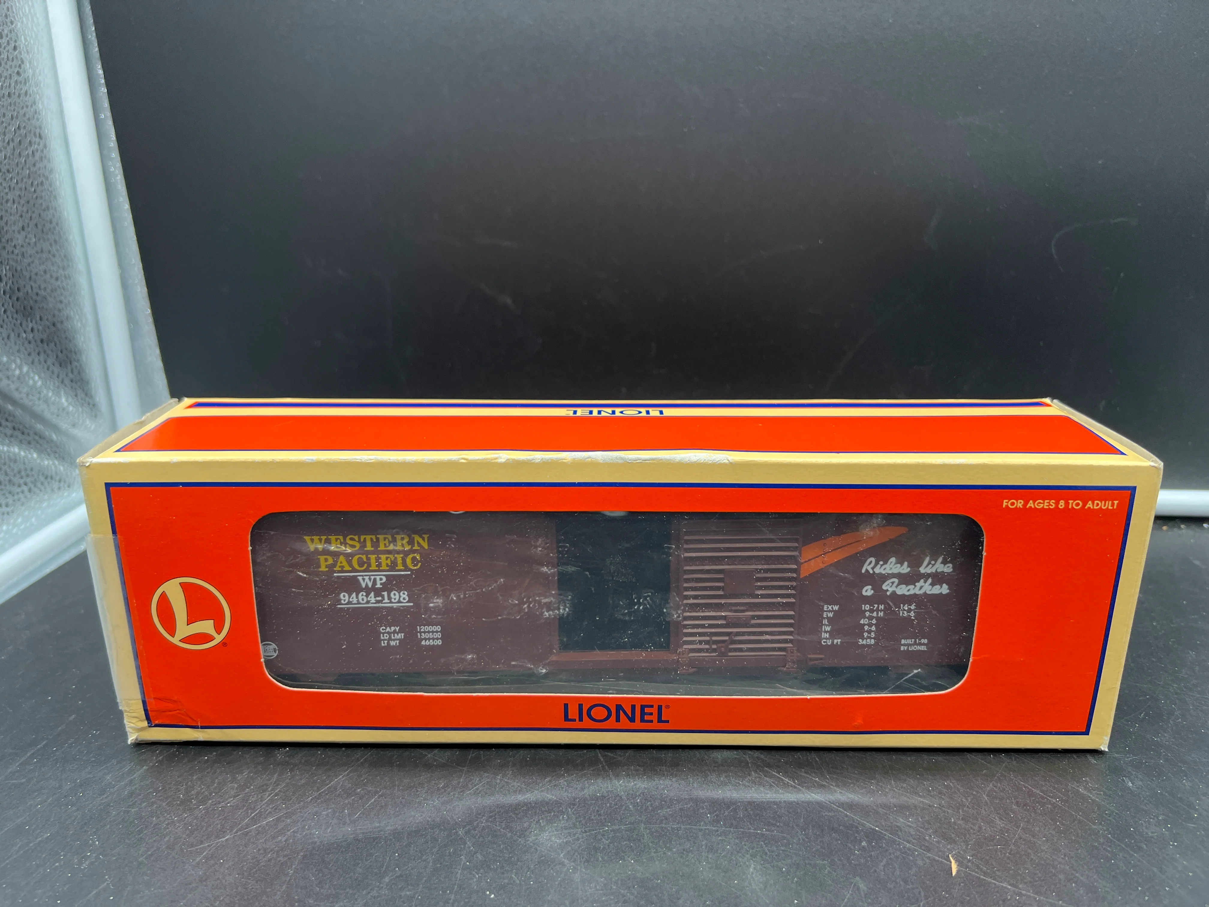 Lionel 6-17233 Western Pacific 9464 boxcar O SCALE Like New - Image 5