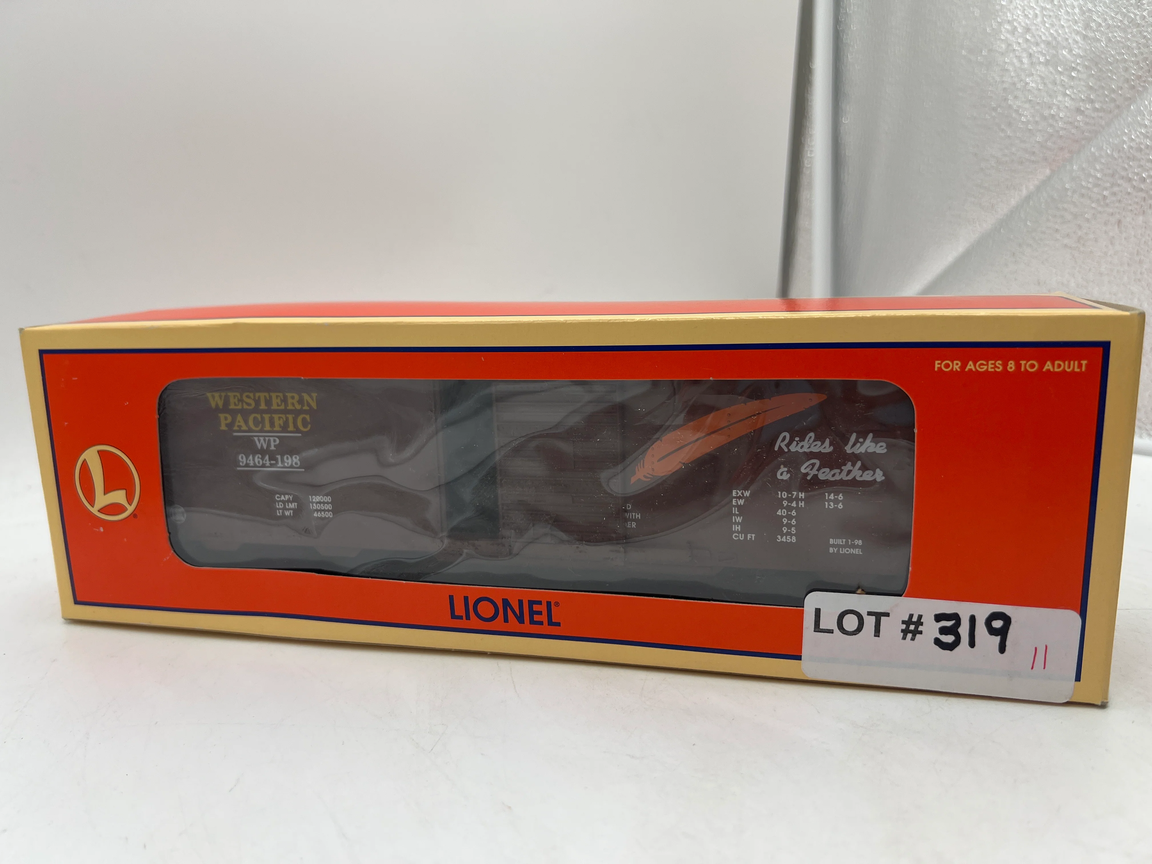 Lionel 6-17233 Western Pacific 9464 boxcar O SCALE NEW