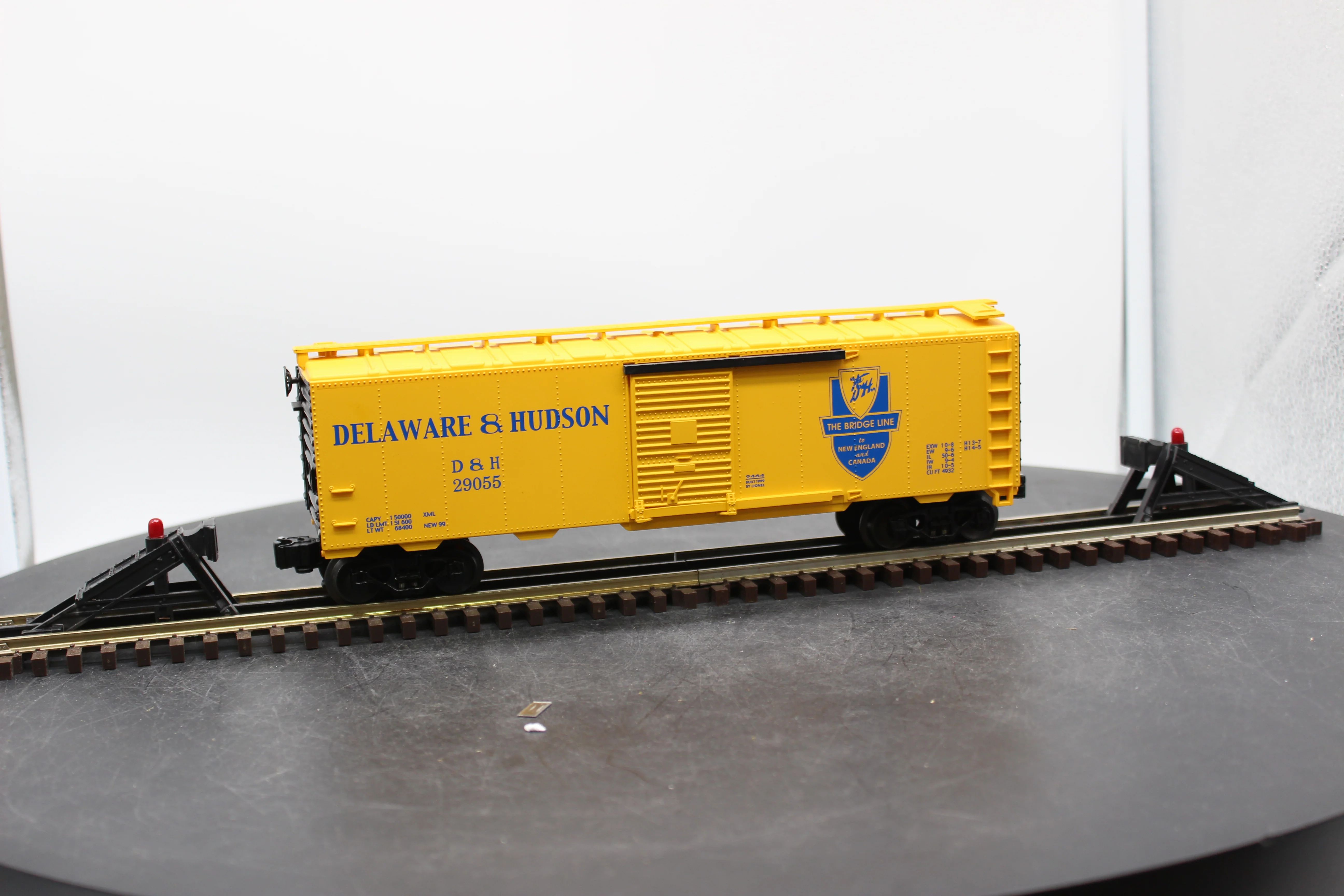 Lionel 6-17258 Delaware & Hudson Yellow Boxcar O SCALE Used Excellent - Image 3