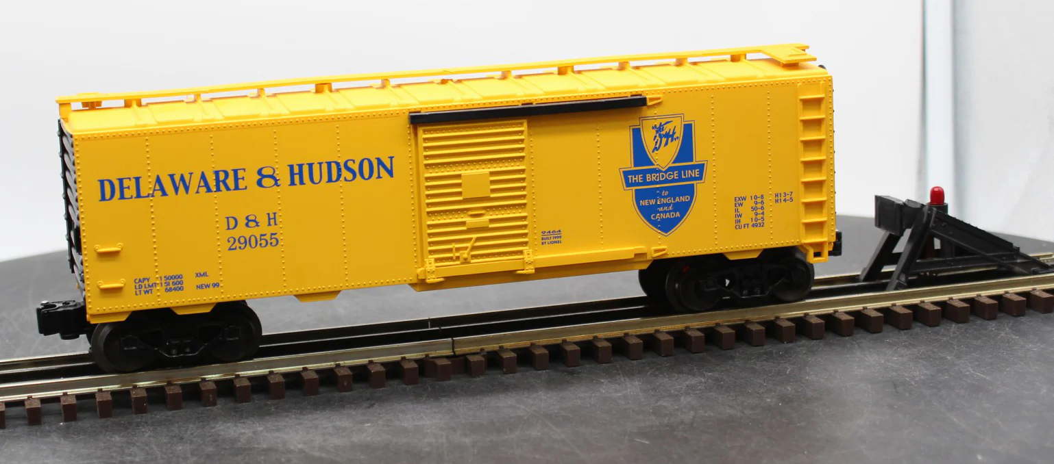Lionel 6-17258 Delaware & Hudson Yellow Boxcar O SCALE Used Excellent - Image 6