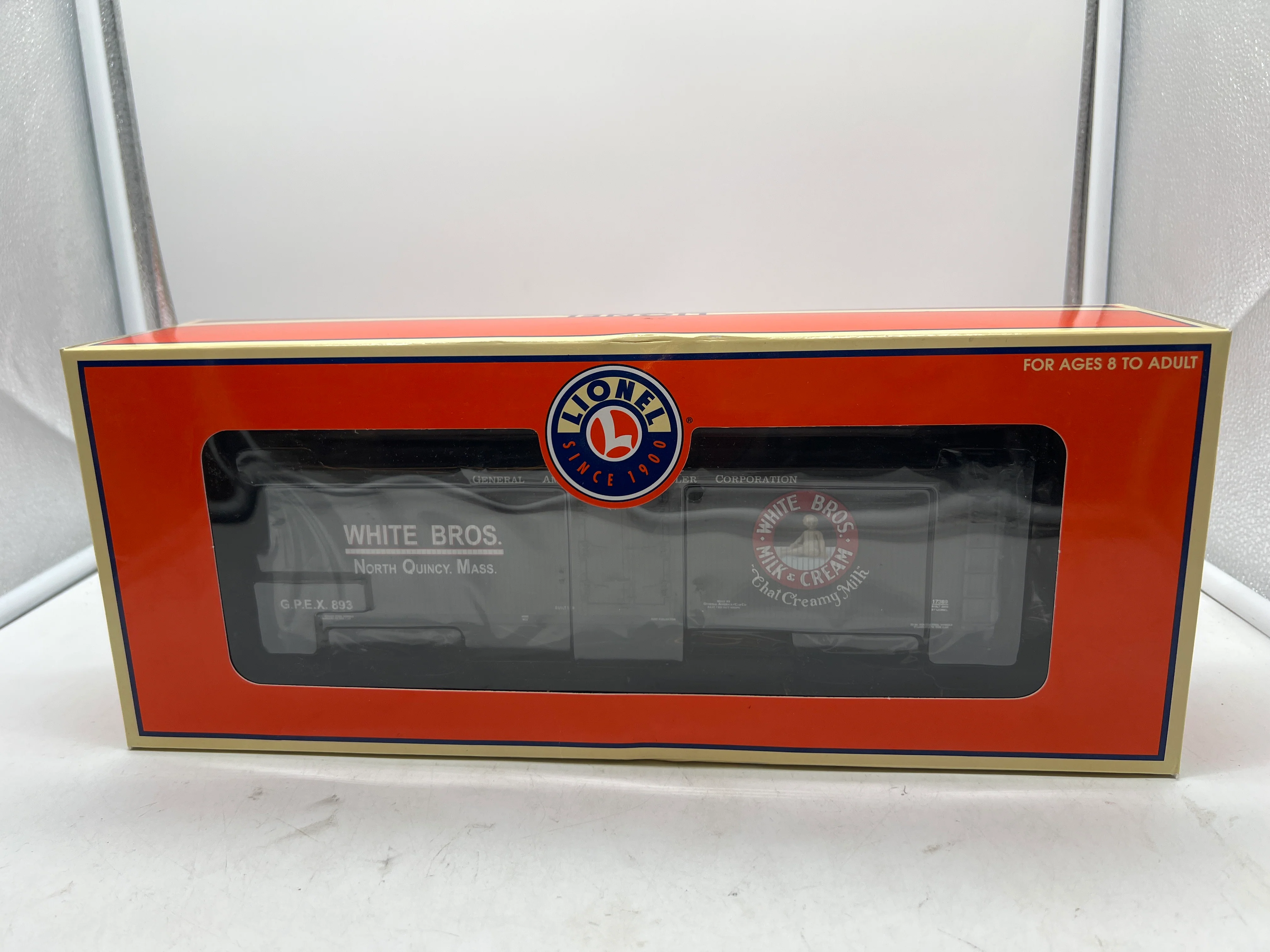 Lionel 6-17369 WHITE BROTHERS GENERAL AMERICAN MILK CAR #893 O SCALE NEW - Image 2