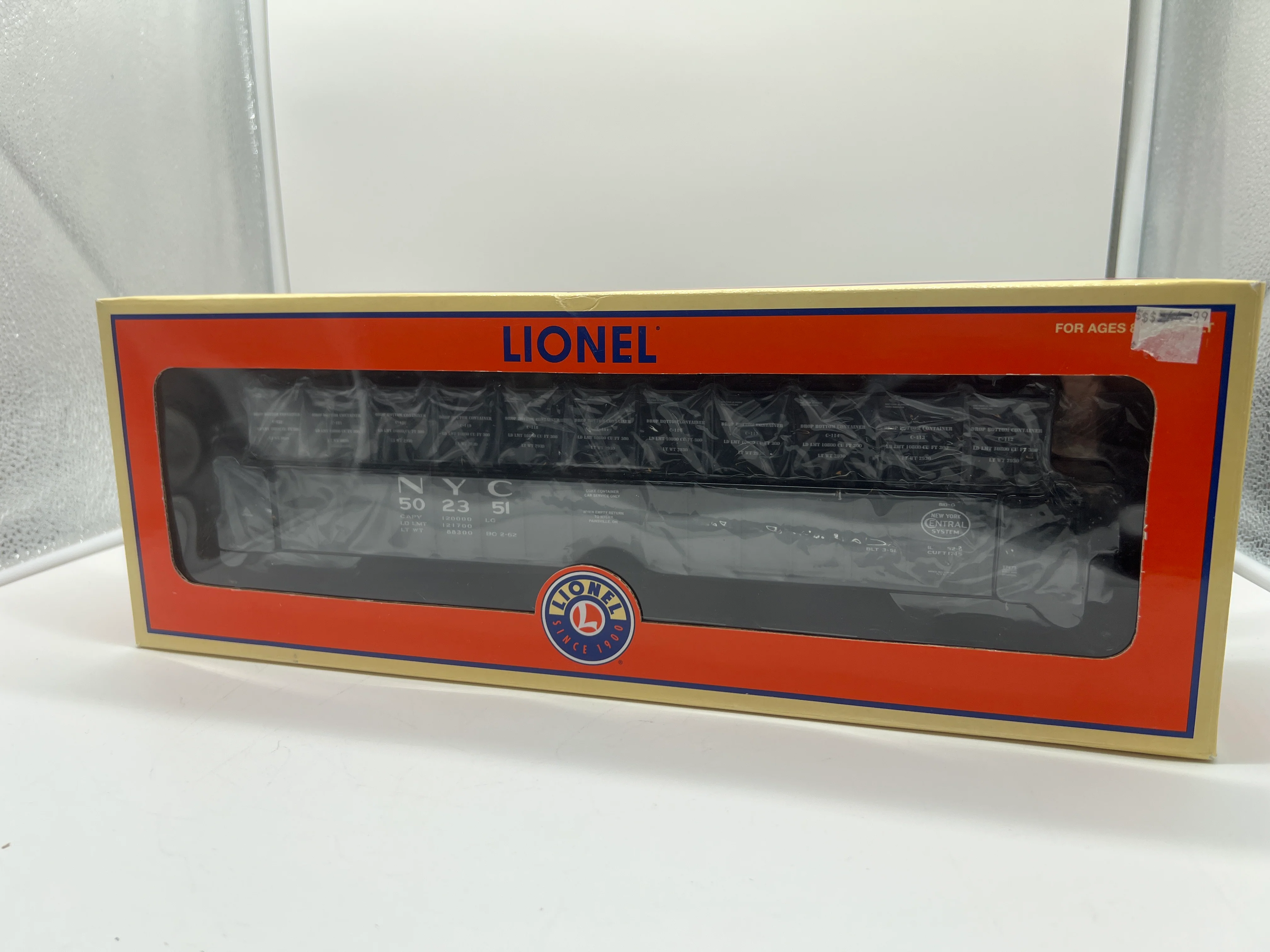 Lionel 6-17473 NEW YORK CENTRAL PS-5 GONDOLA W/COKE CONTAINERS #502351 O SCALE NEW - Image 3