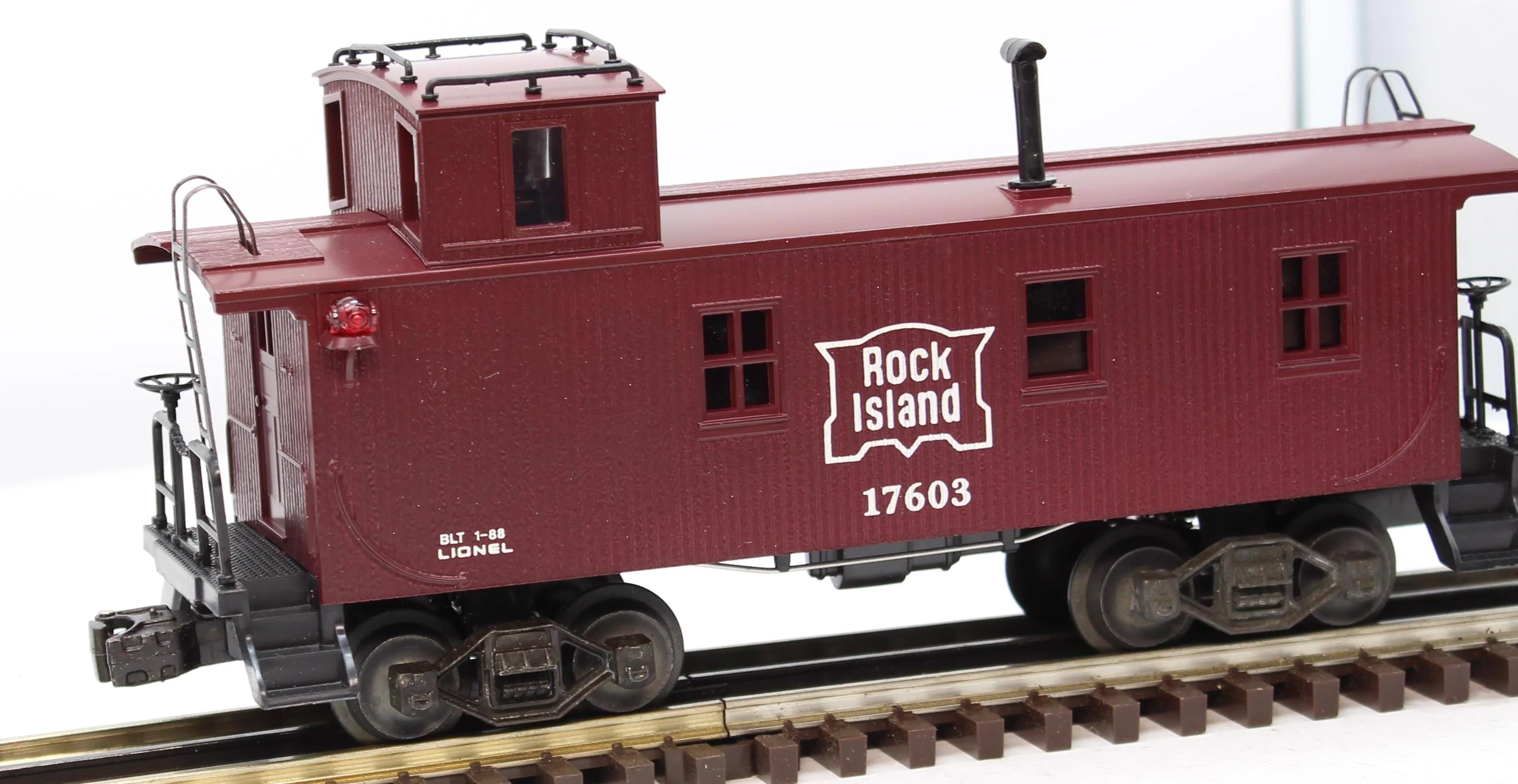 Lionel 6-17603 ROCK ISLAND Caboose Mainline O Scale Like New Damaged Box - Image 8