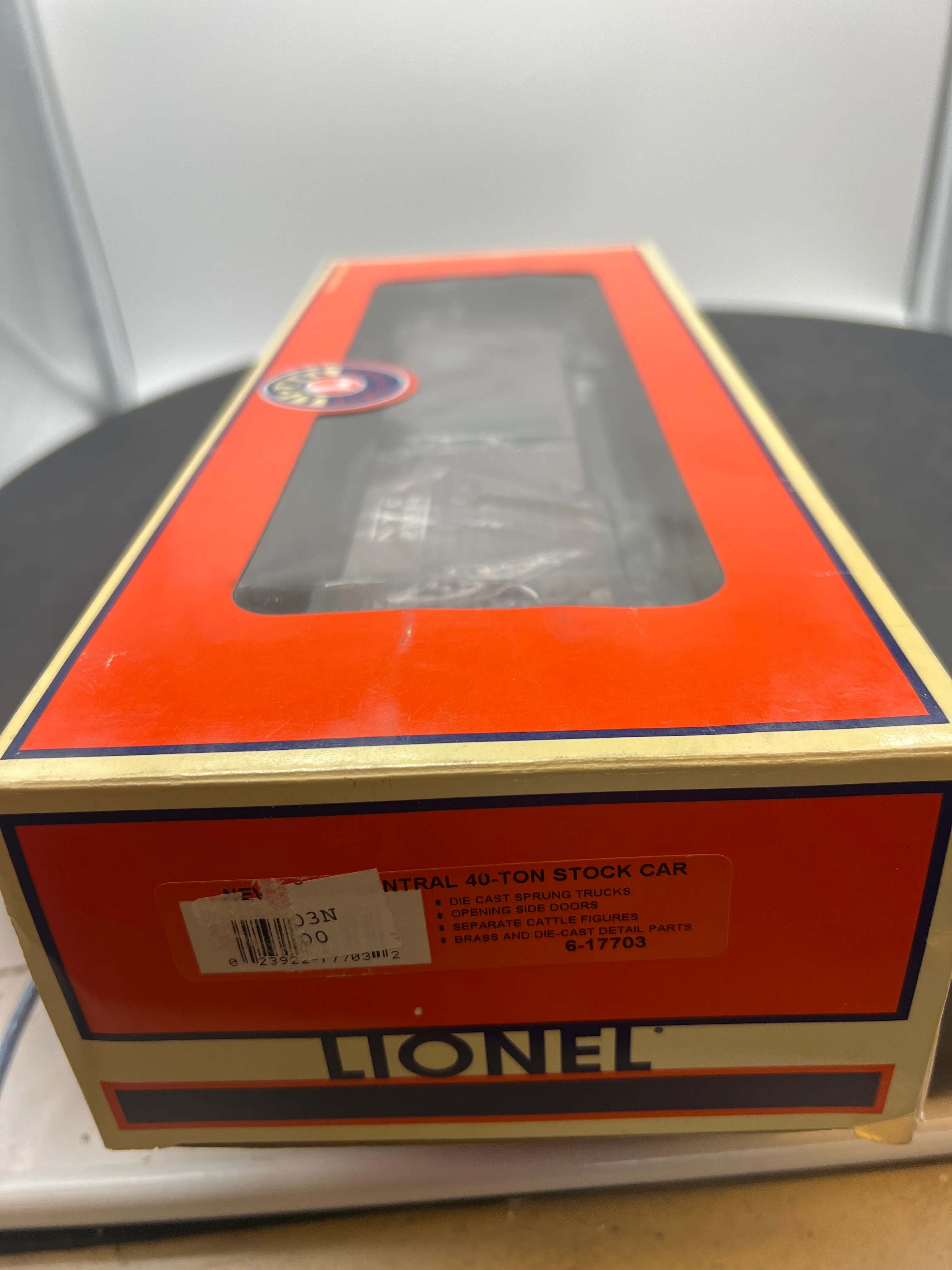 Lionel 6-17703 NEW YORK CENTRAL ACF 40-TON STOCKCAR W Cows O SCALE NEW - Image 5