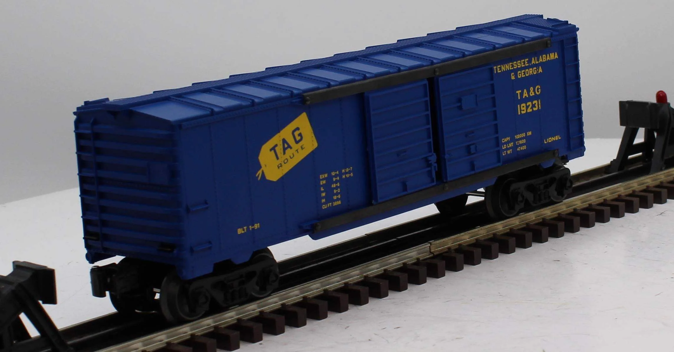 Lionel 6-19231 TENNESSEE ALABAMA AND GEORGIA Double Door Boxcar O SCALE Like New - Image 6