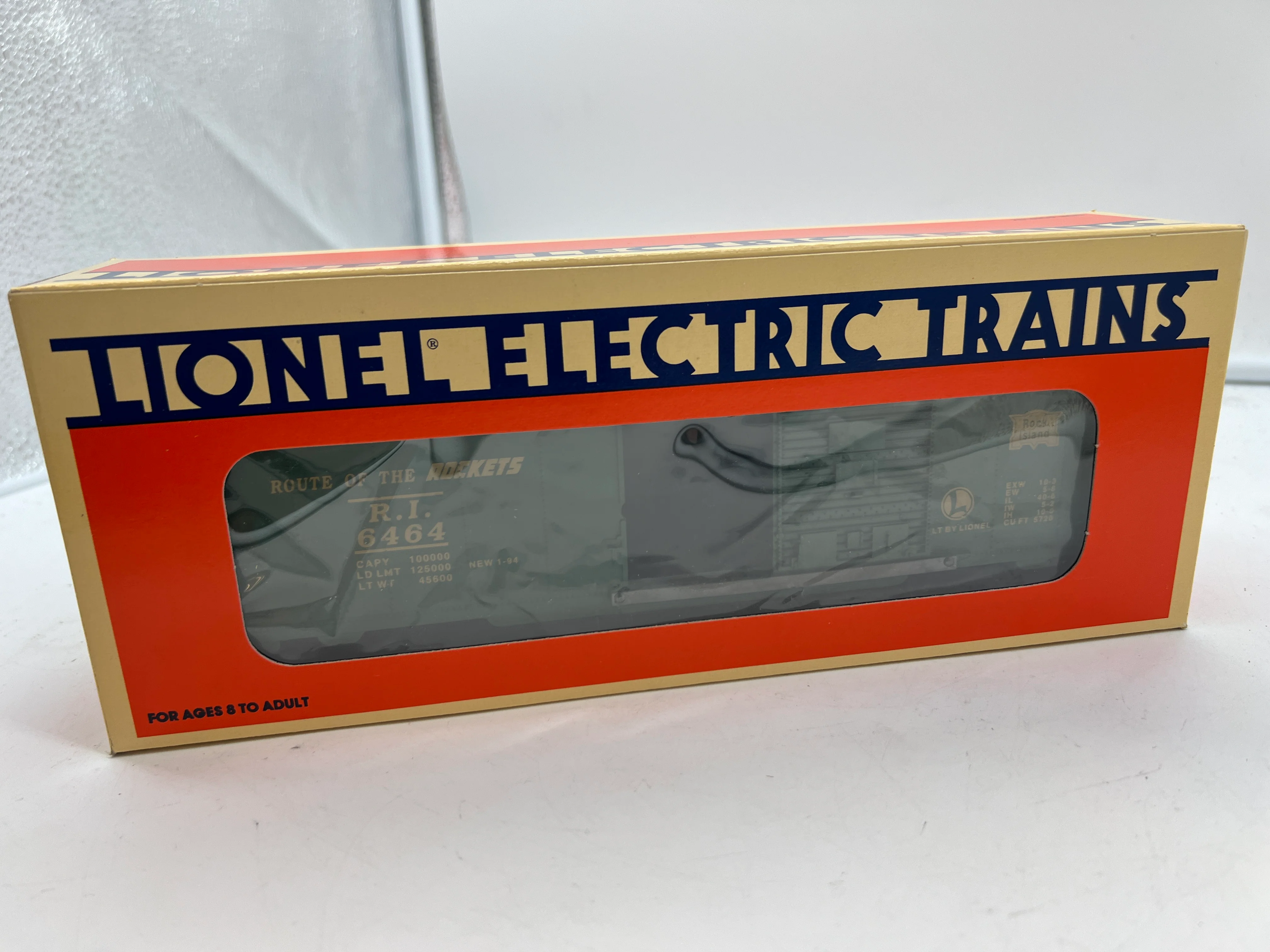 Lionel 6-19258  #6464 Rock Island boxcar "Route of the Rockets" green AB  O SCALE NEW - Image 7