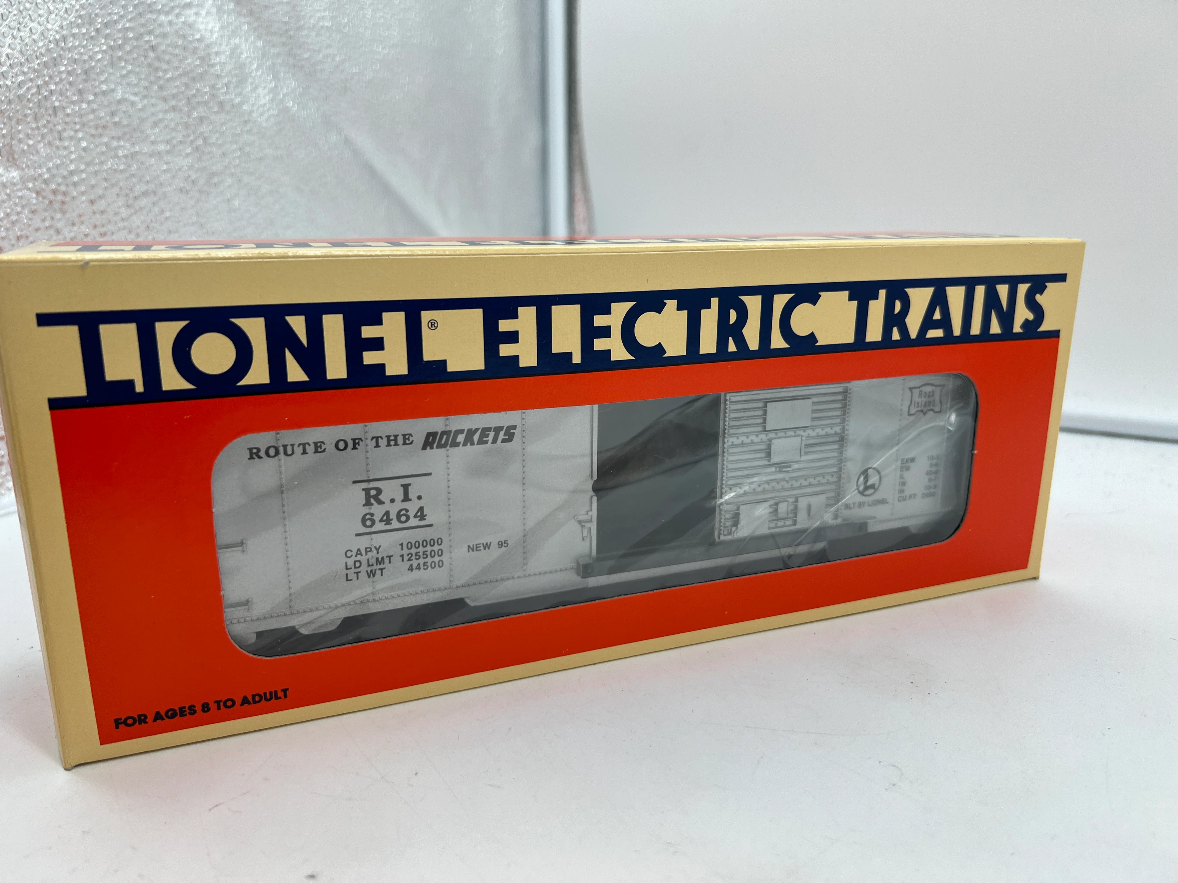 Lionel 6-19269 Rock Island 6464 series box car O SCALE NEW - Image 7