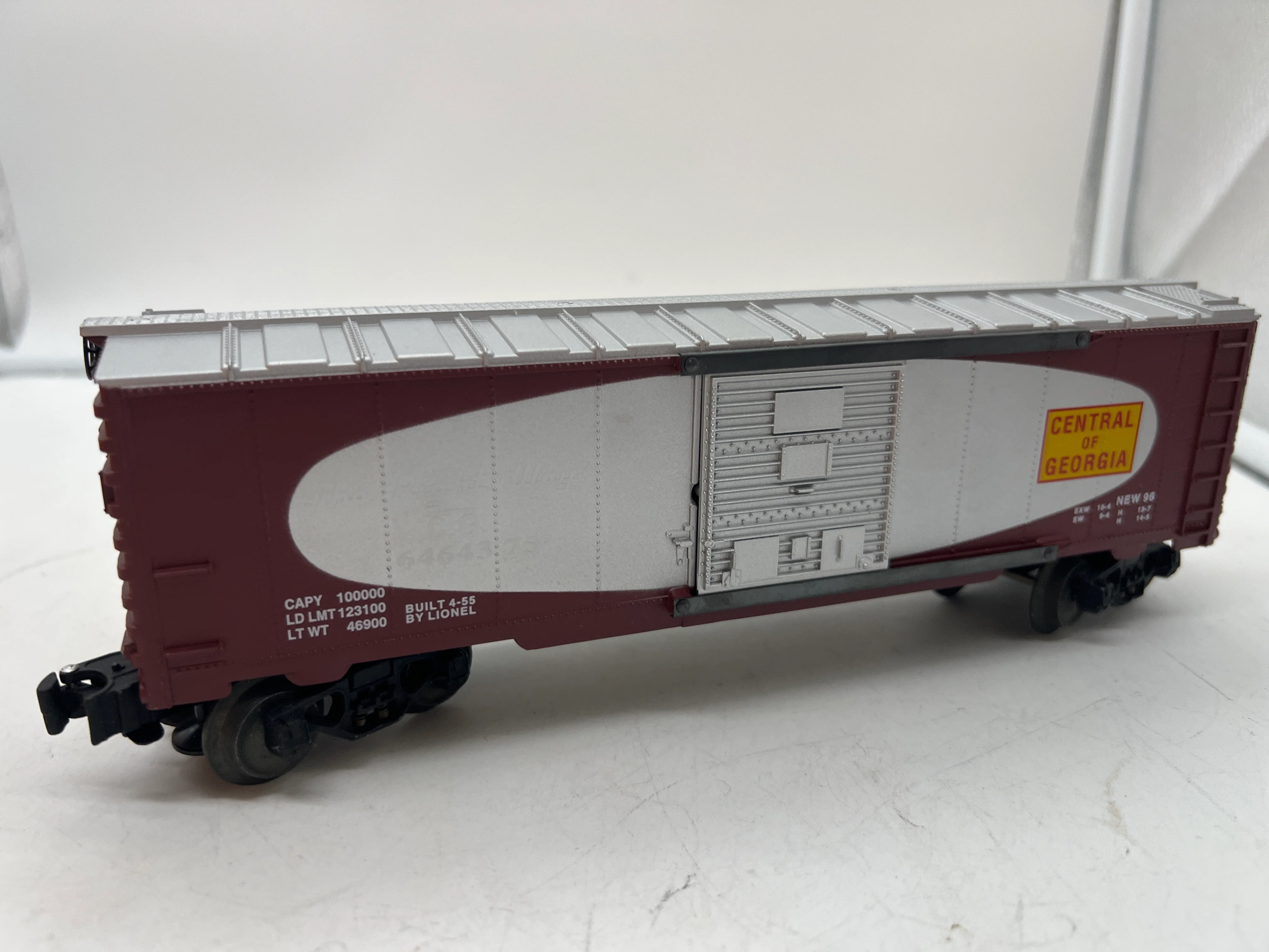 Lionel 6-19279 Central of Georgia boxcar 6464-375 O scale Like New