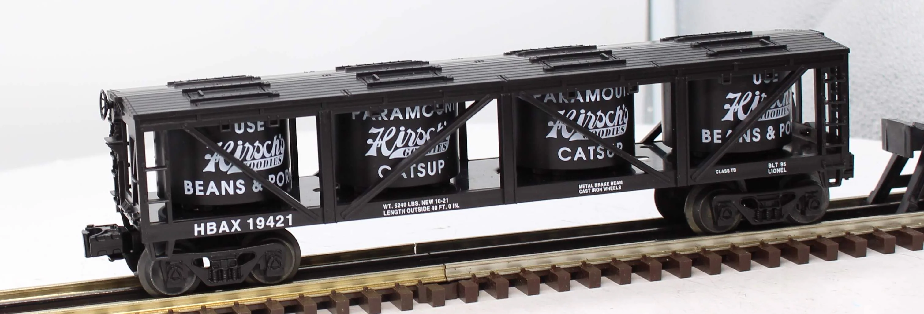 Lionel 6-19421 HIRSCH BROTHERS Vat Car O Scale Like New - Image 5