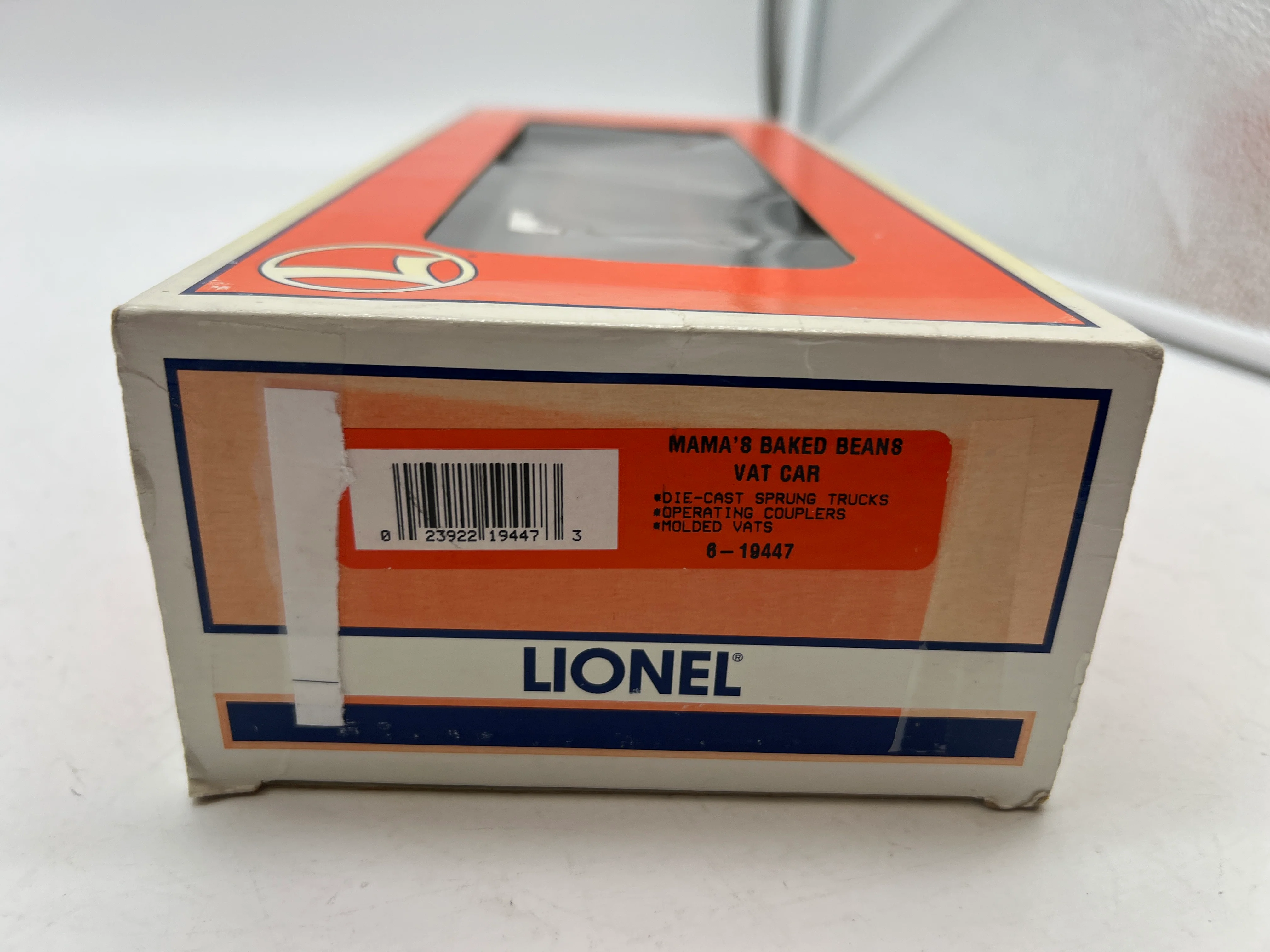 Lionel 6-19447 Mama's Baked Beans Vat Car O SCALE NEW - Image 2