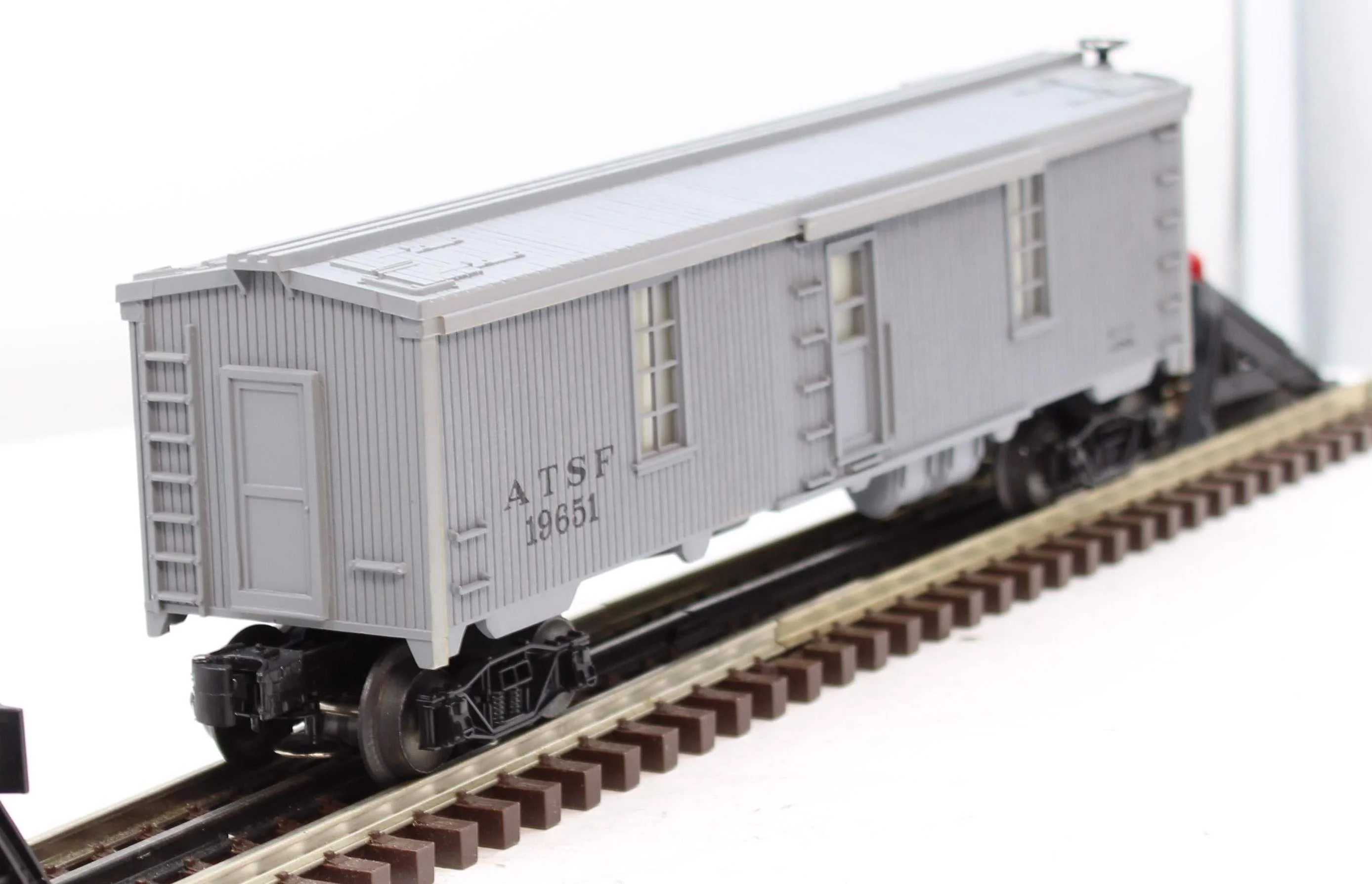 Lionel 6-19651 ATCHISON TOPEKA SANTA FE Illuminated Tool Car #19651 O Scale Used Damaged Box - Image 6